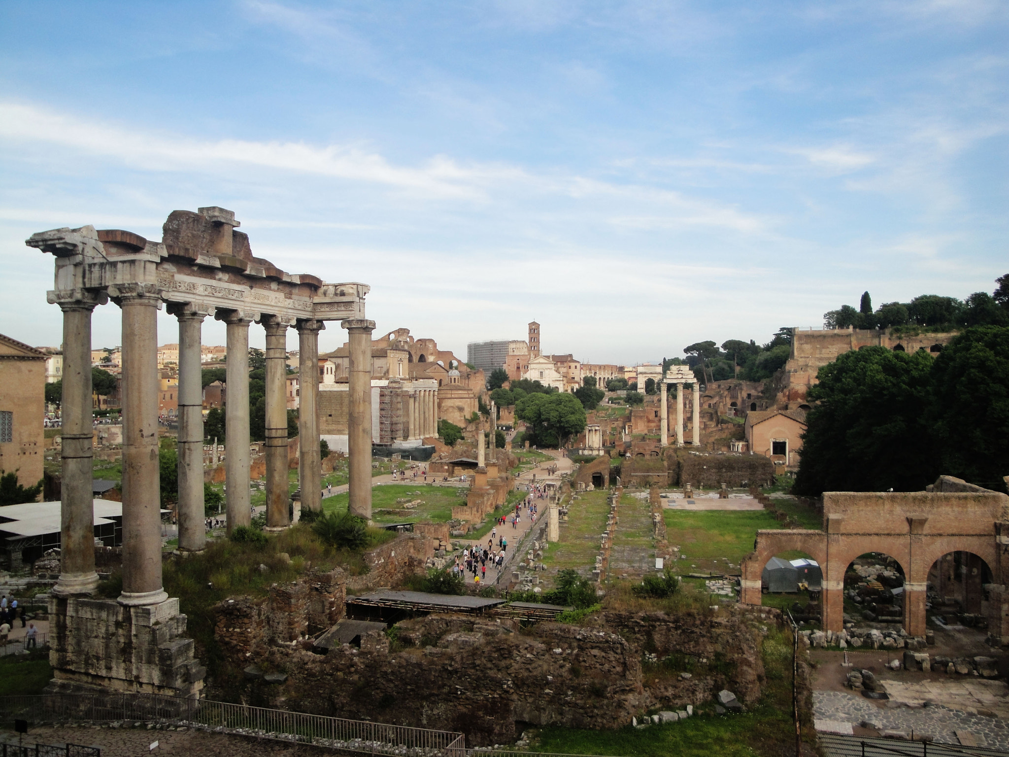 Sony DSC-W270 sample photo. Foro romano, roma, italy photography