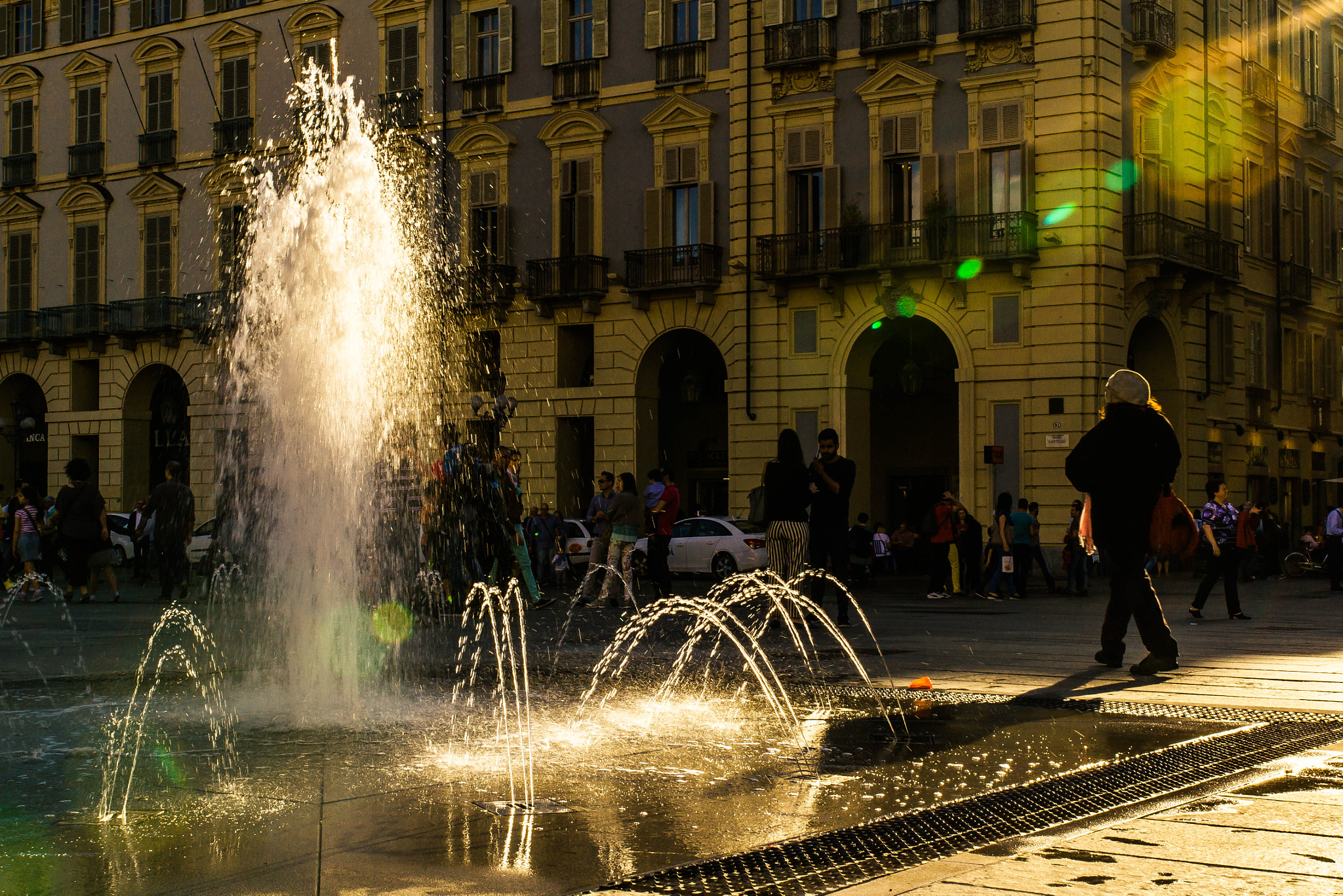 Nikon D3100 + Sigma 35mm F1.4 DG HSM Art sample photo. Chains of light photography