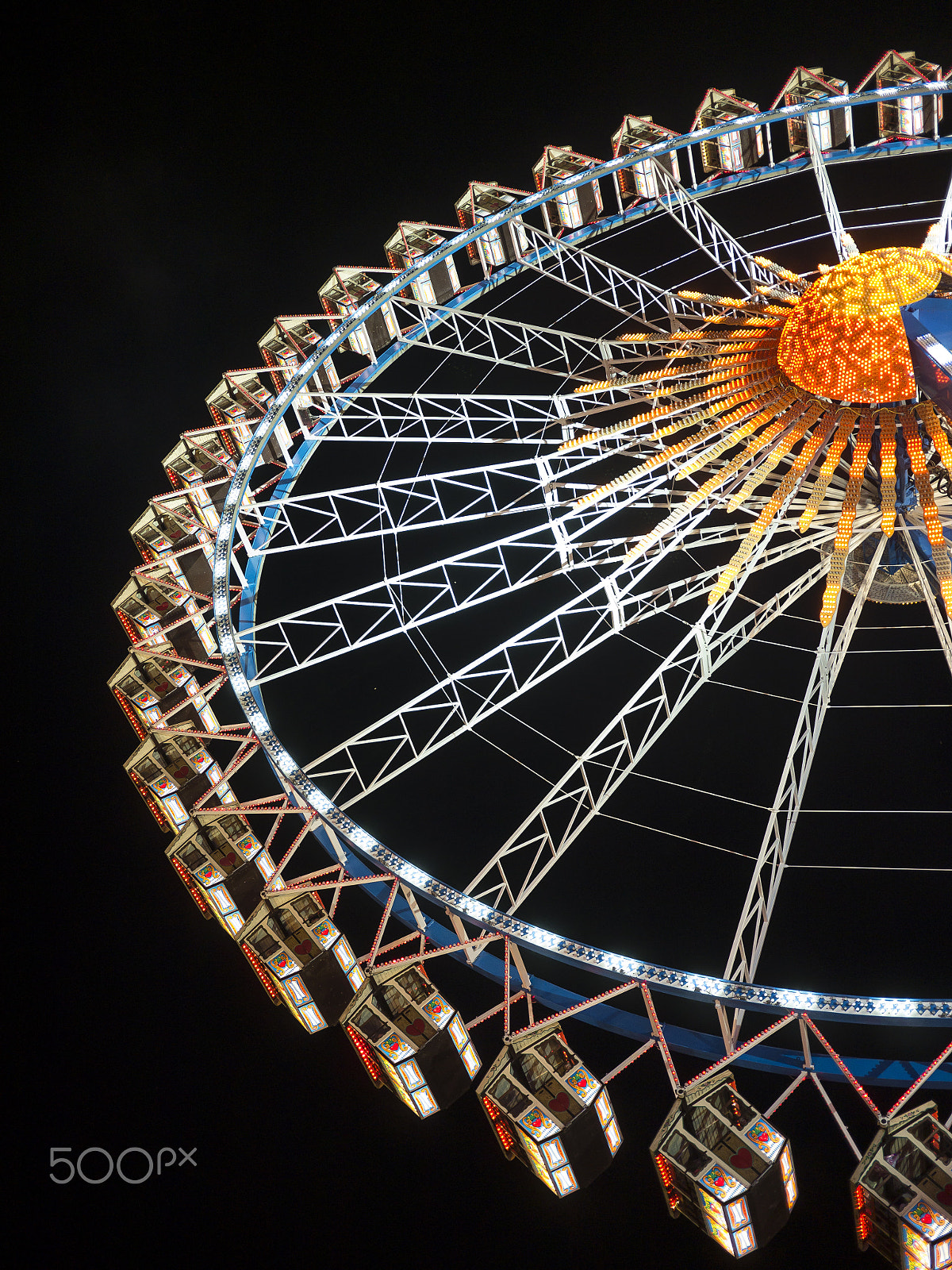 Panasonic Lumix G 20mm F1.7 ASPH sample photo. Oktoberfest munich ferriswheel photography