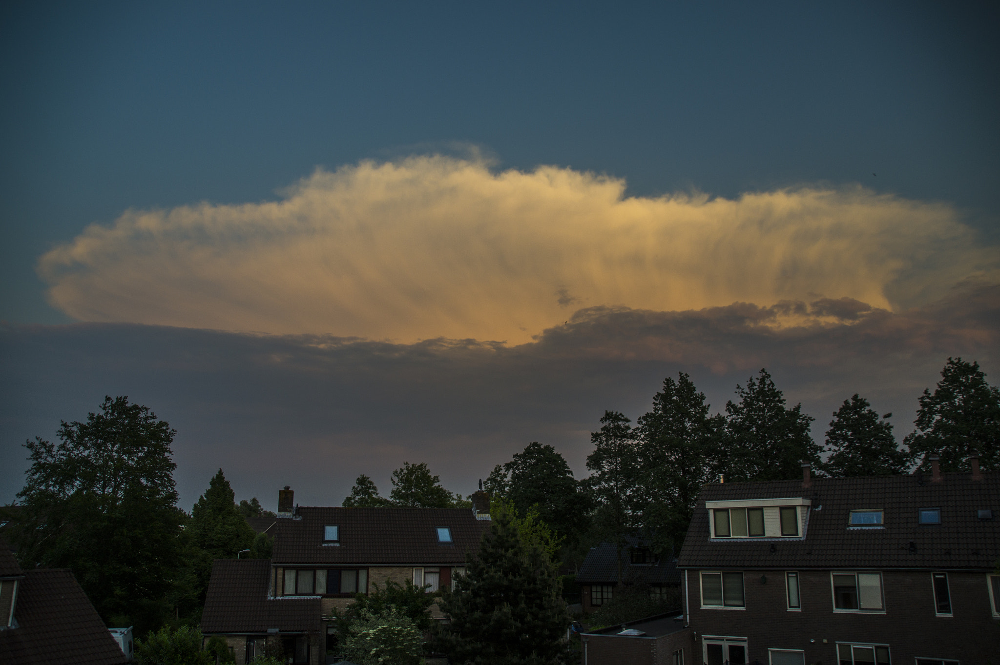 Sony SLT-A58 + Tamron AF 28-105mm F4-5.6 [IF] sample photo. Giant cumulonimbus with anvil photography