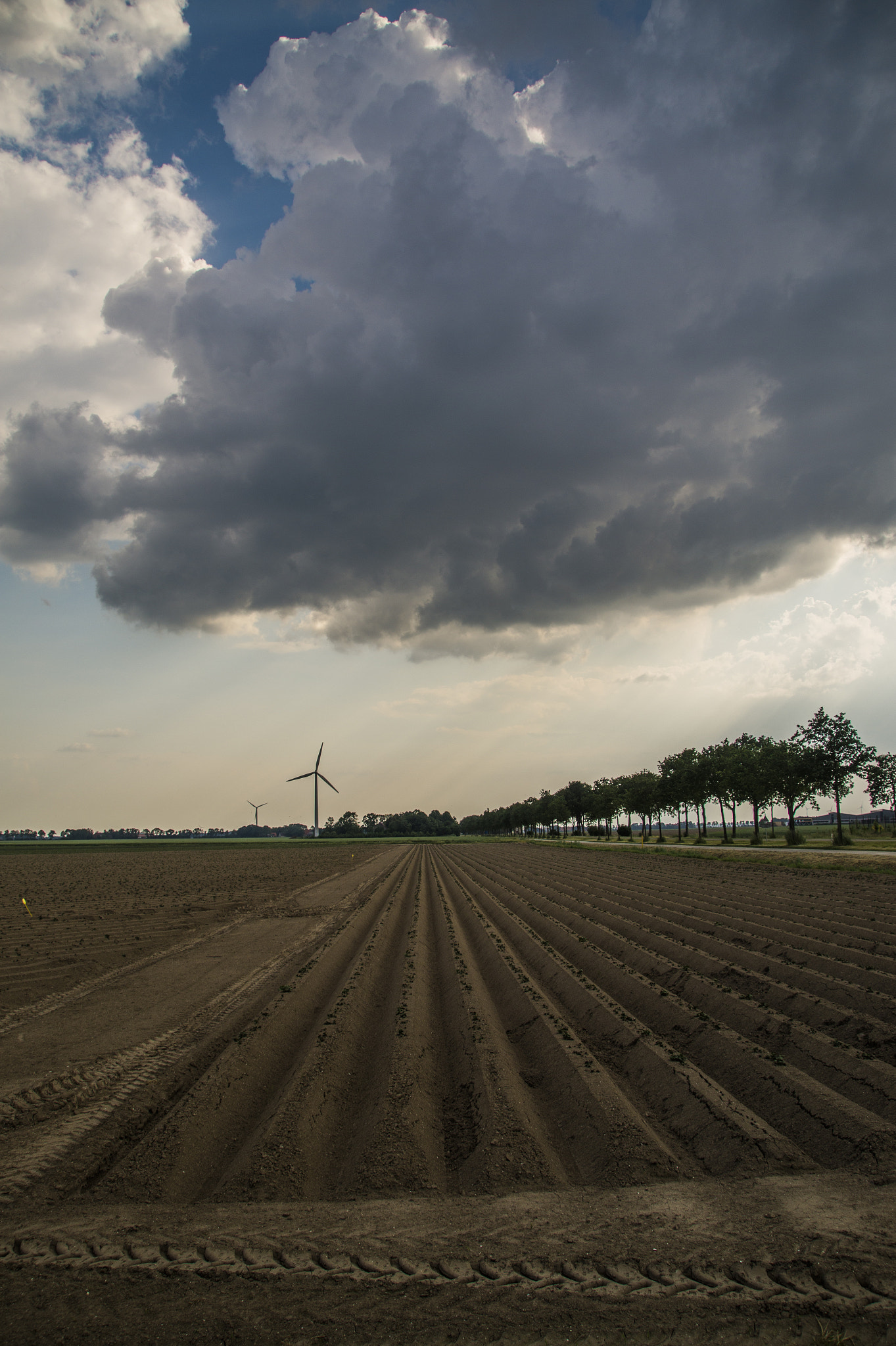 Sony SLT-A58 + Tamron AF 28-105mm F4-5.6 [IF] sample photo. Above an empty field photography