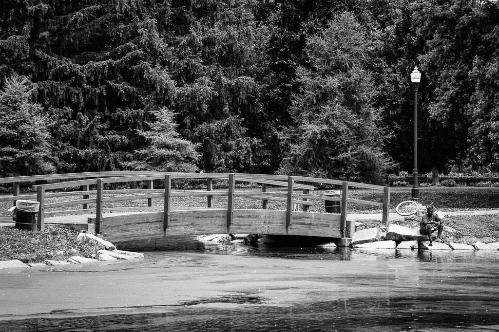 AF Zoom-Nikkor 35-135mm f/3.5-4.5 N sample photo. Fishing by the bridge photography