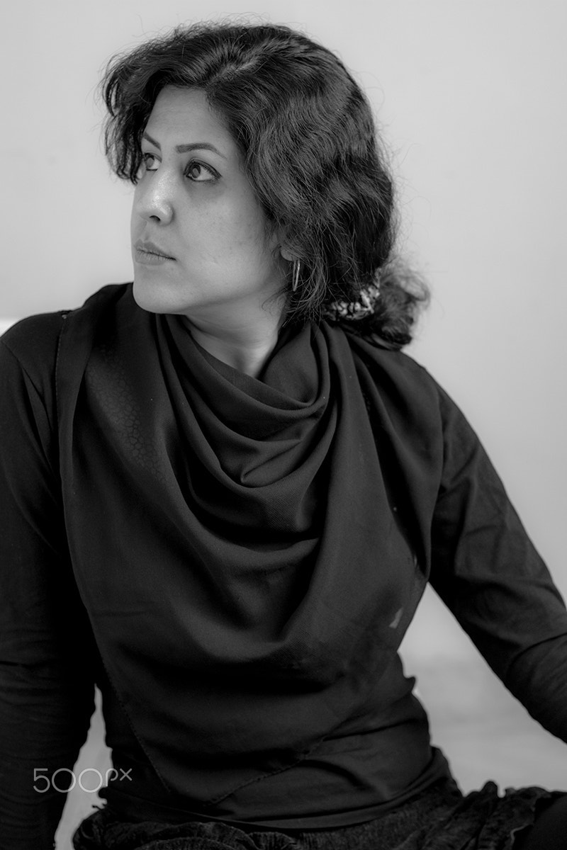 Nikon D7200 + Nikon AF Nikkor 50mm F1.4D sample photo. Classic black and white portrait photography