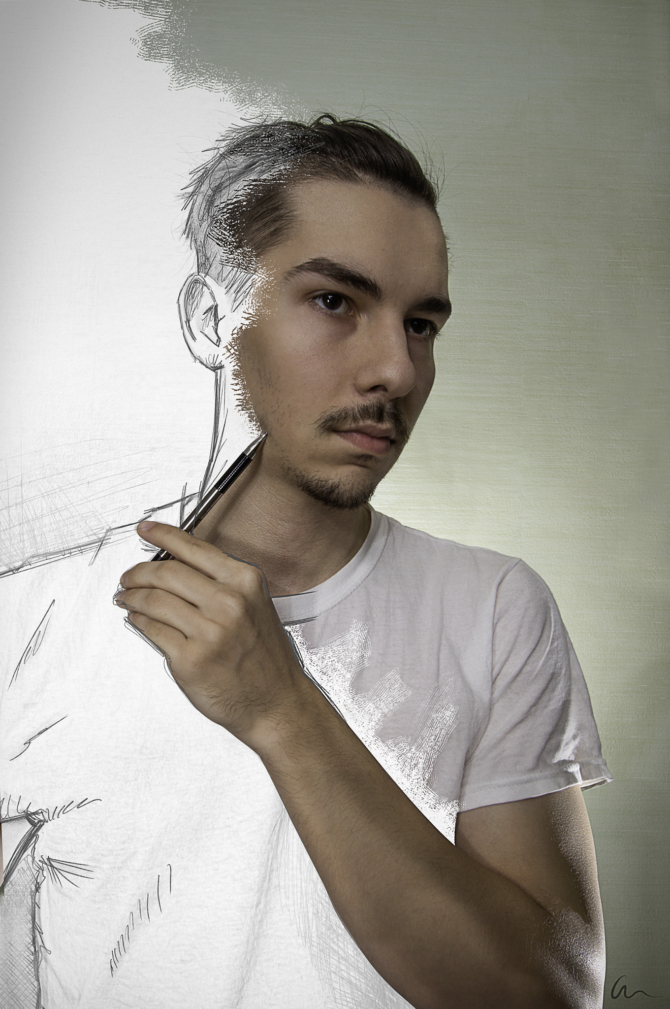 Canon EF-S 10-18mm F4.5–5.6 IS STM sample photo. Selfie sketch photography