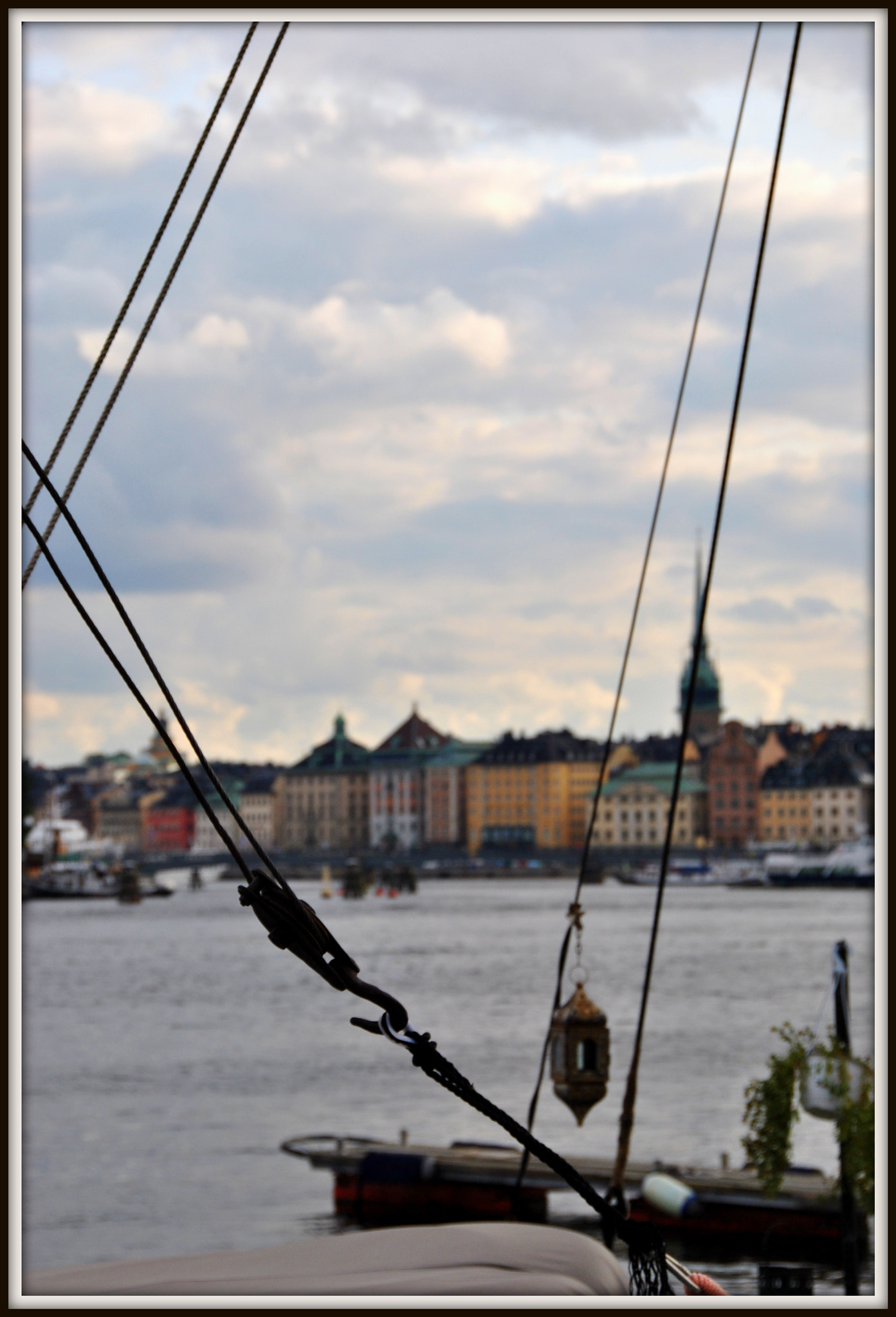 Nikon D3000 sample photo. Stockholm harbor photography