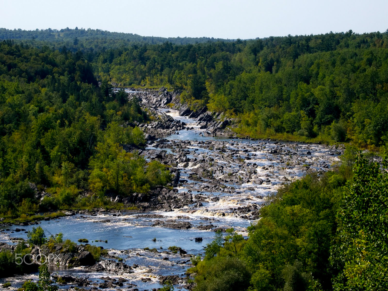 Olympus E-3 sample photo. St louis river rapids photography