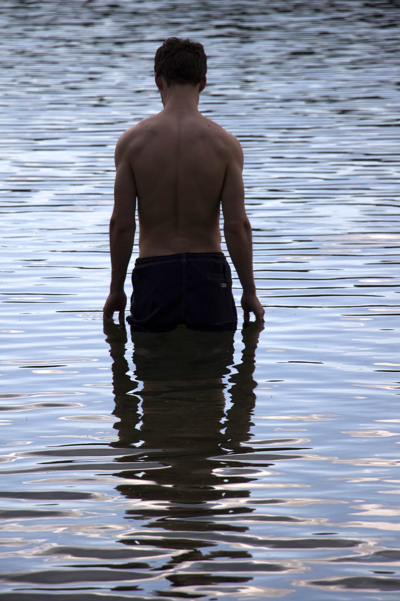 Canon EOS M sample photo. Dan reflecting photography
