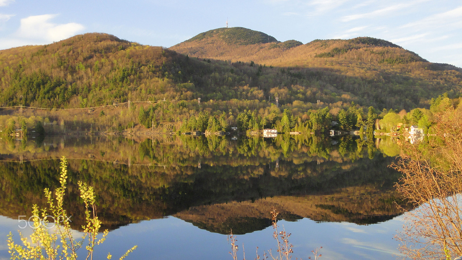 Sony Cyber-shot DSC-TX5 sample photo. Lake orford calm summer sunset photography