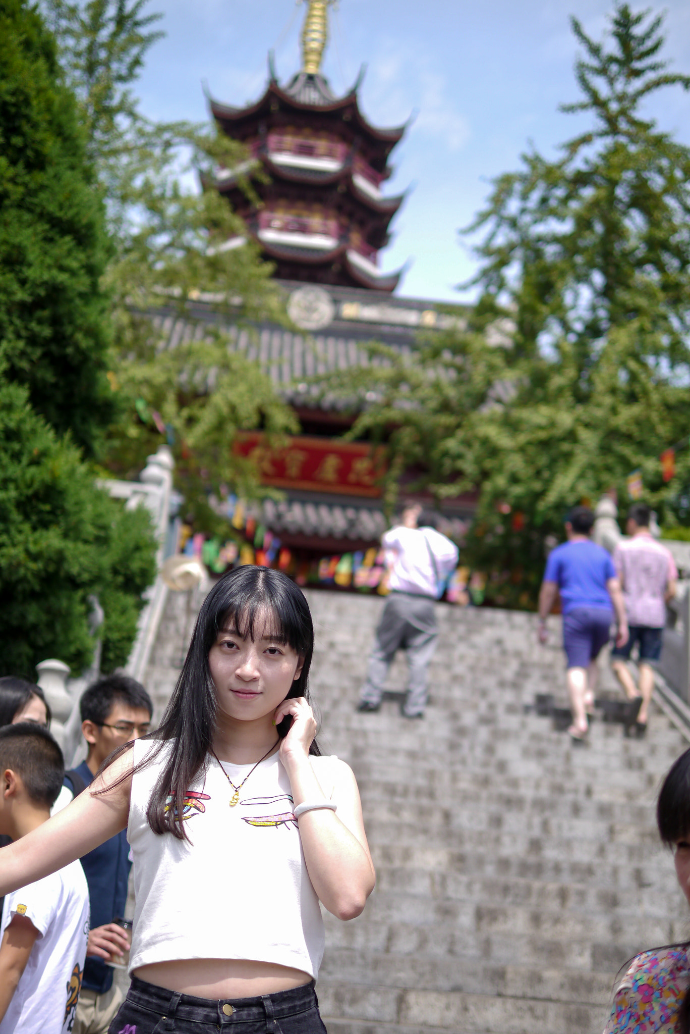 Panasonic Lumix DMC-GX1 + Panasonic Leica DG Summilux 25mm F1.4 II ASPH sample photo. 鸡鸣寺 photography