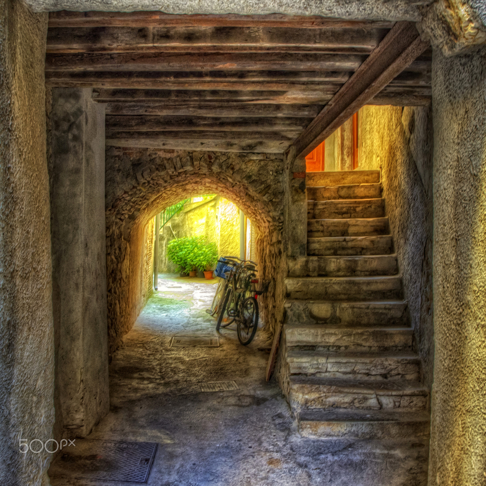 Pentax K-5 sample photo. The narrow streets of cres photography