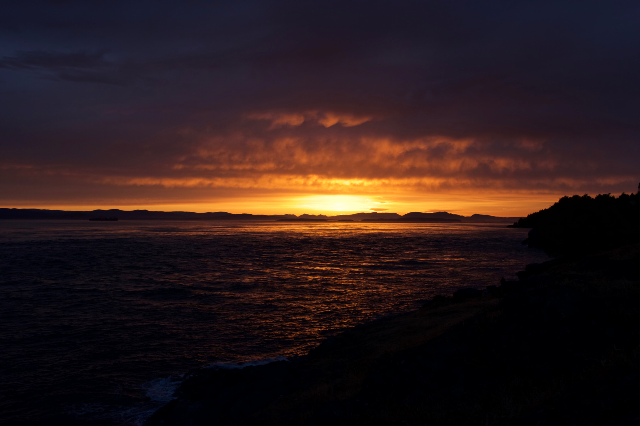 Pentax K-3 + Pentax smc DA 21mm F3.2 AL Limited sample photo. San juan island sunset photography