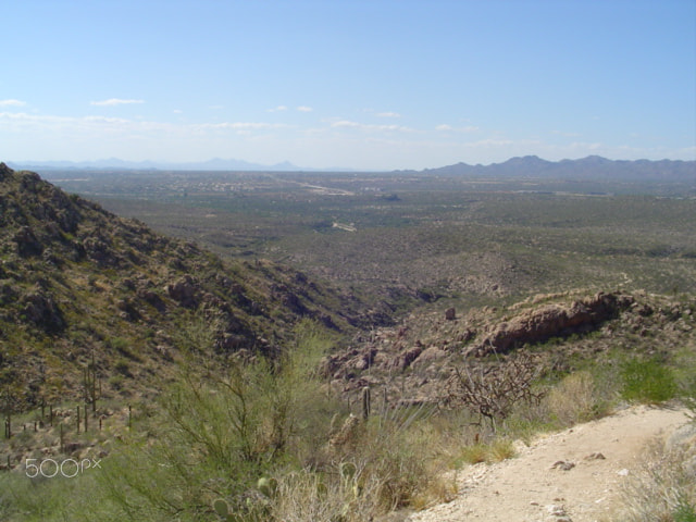 Sony DSC-P52 sample photo. Desert in the catalinas photography