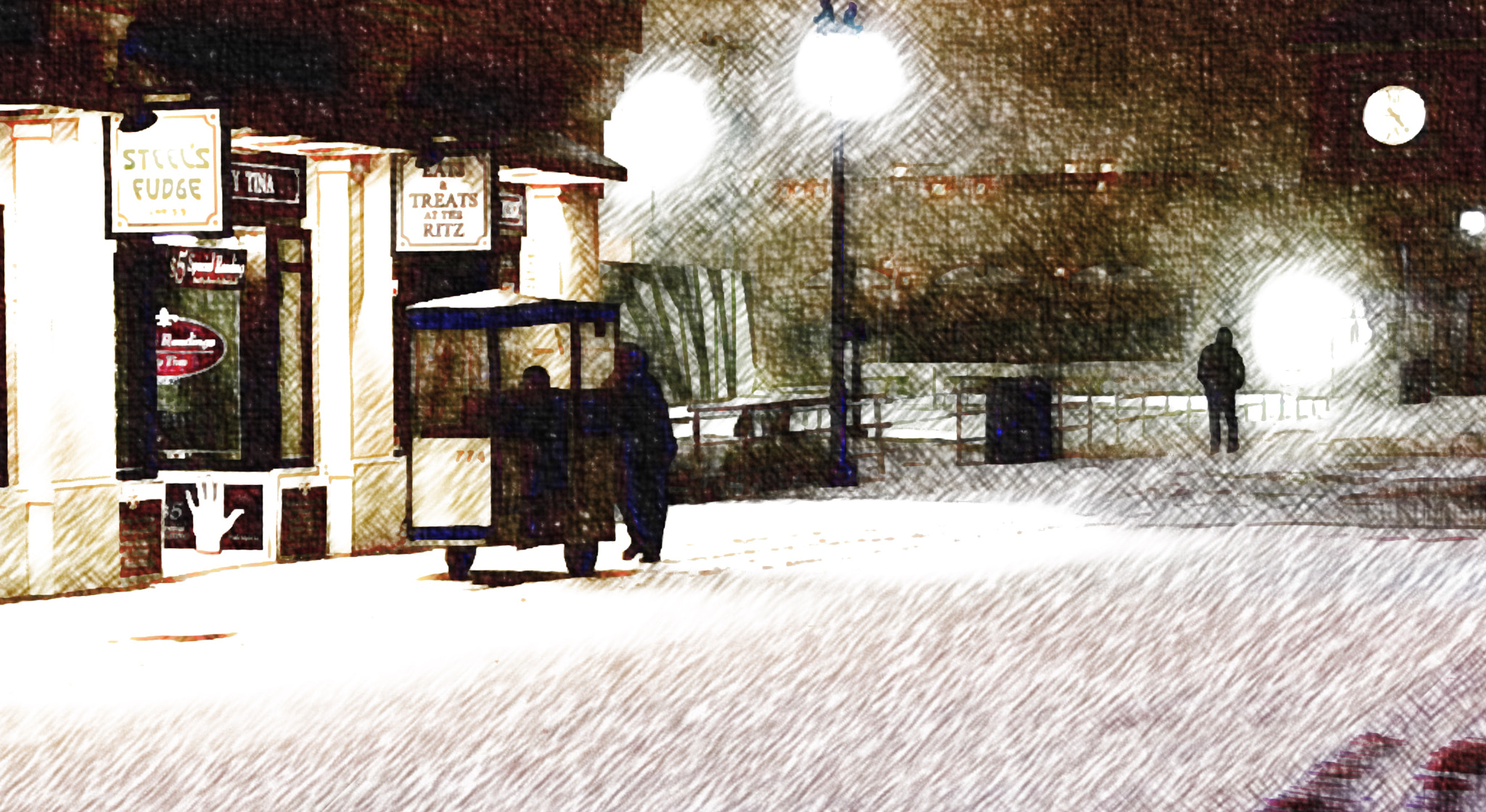 Canon EOS 650D (EOS Rebel T4i / EOS Kiss X6i) sample photo. Sketch night scene photography