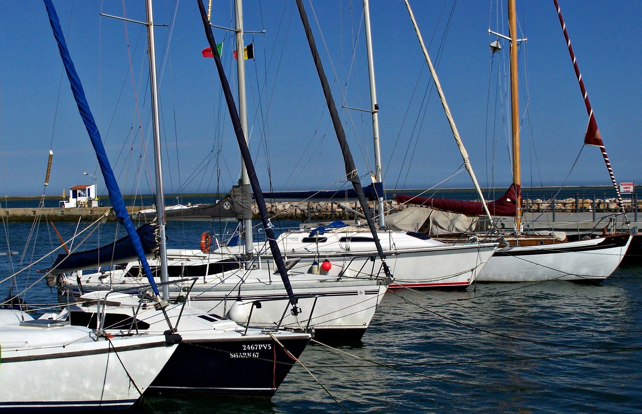 Kodak Z650 ZOOM DIGITAL CAMERA sample photo. Barcos de vela photography