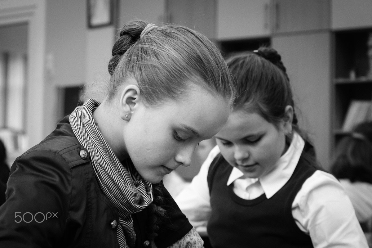 Nikon Df sample photo. Schoolgirl photography