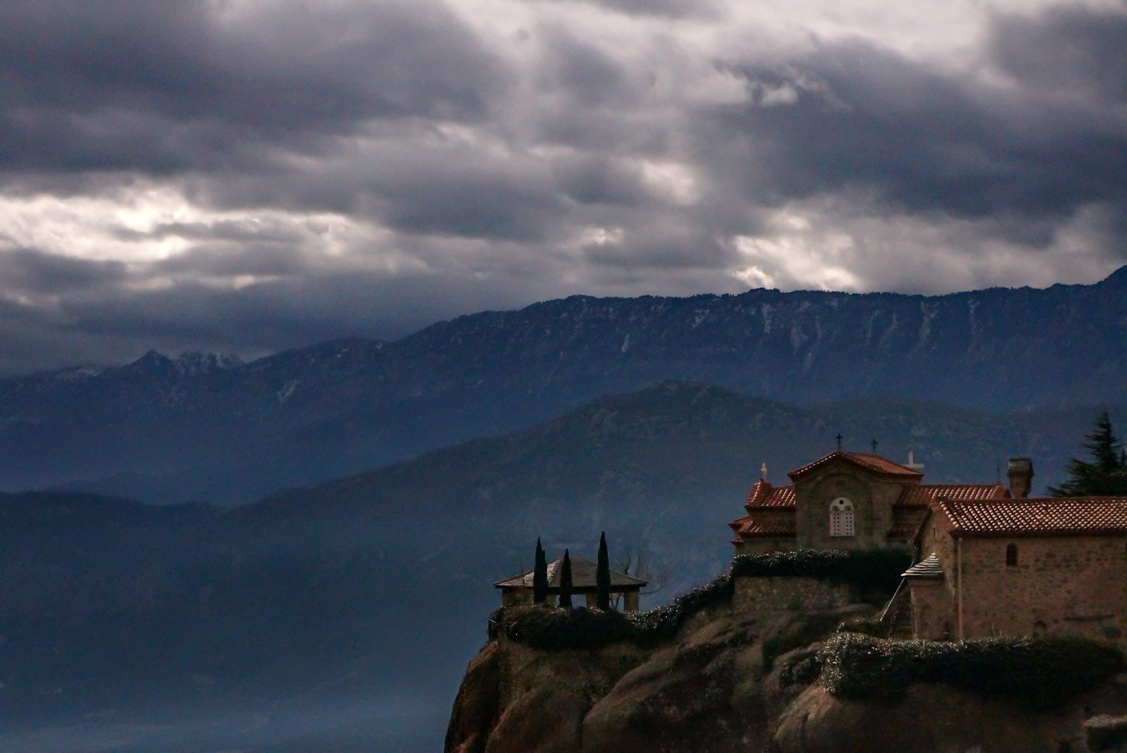Sony Alpha NEX-5T sample photo. Meteora monastery photography