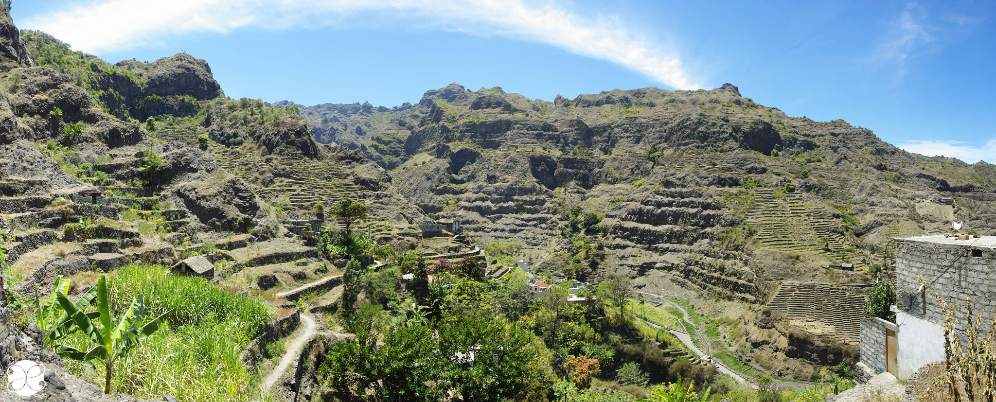 Pentax K200D sample photo. Santo antao vallée photography