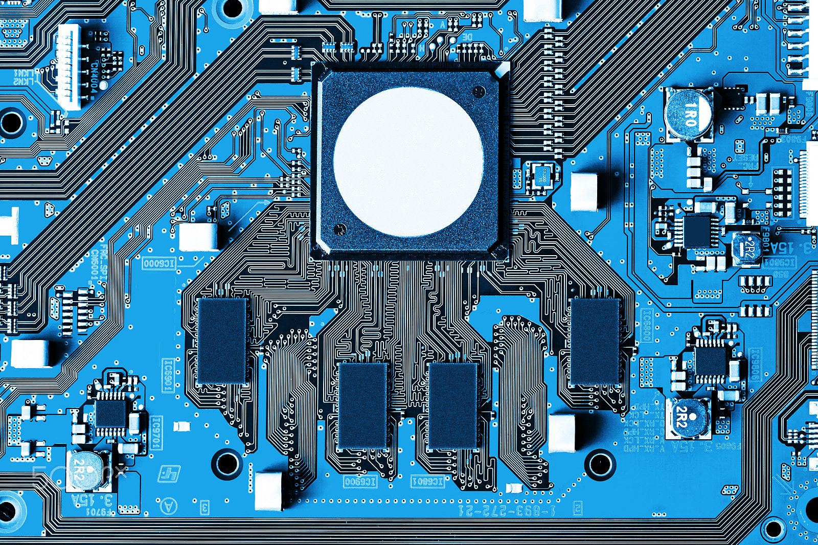 Canon EOS 40D + Canon EF 100mm F2.8 Macro USM sample photo. Electronic circuit board close up. photography