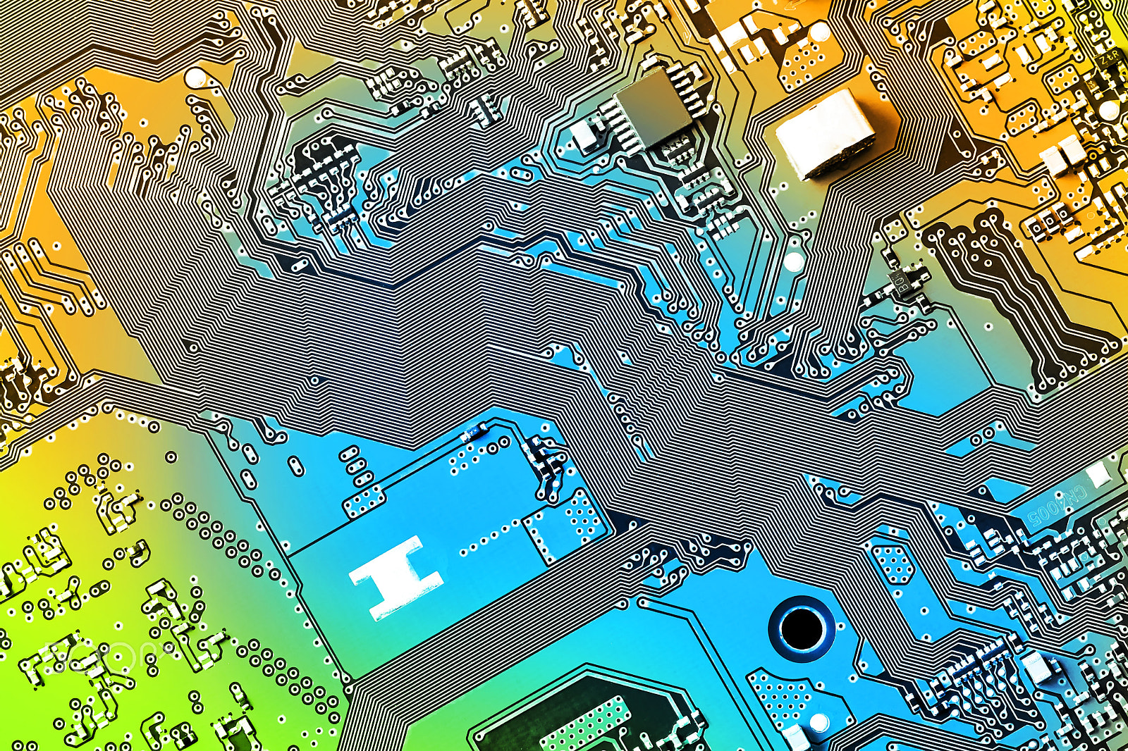 Canon EOS 40D + Canon EF 100mm F2.8 Macro USM sample photo. Electronic circuit board close up. photography