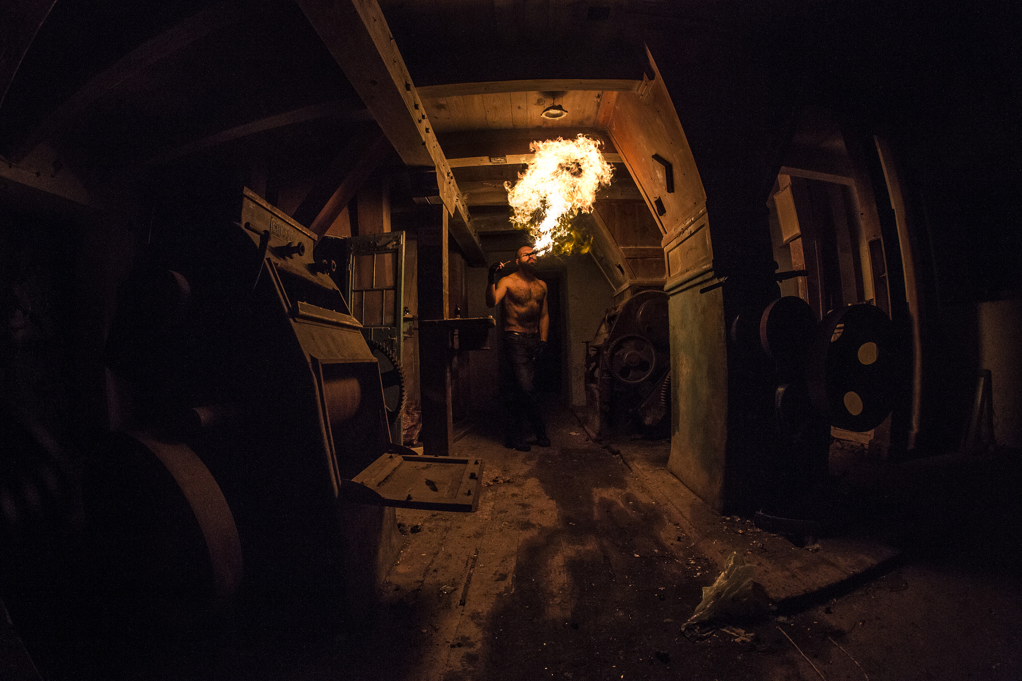 Canon EOS 6D + Sigma 15mm f/2.8 EX Fisheye sample photo. Abandoned mill photography