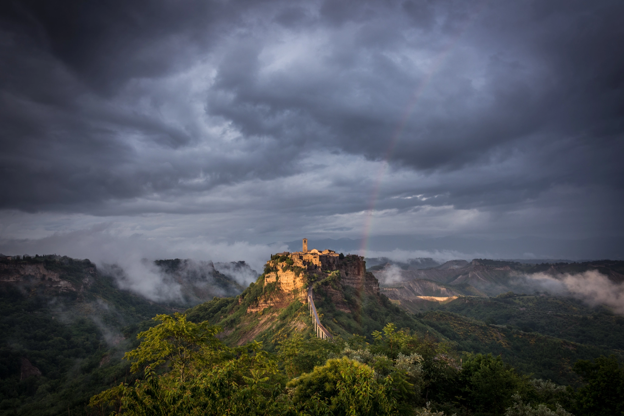 Samyang 12mm F2.8 ED AS NCS Fisheye sample photo. A magical moment at civita photography