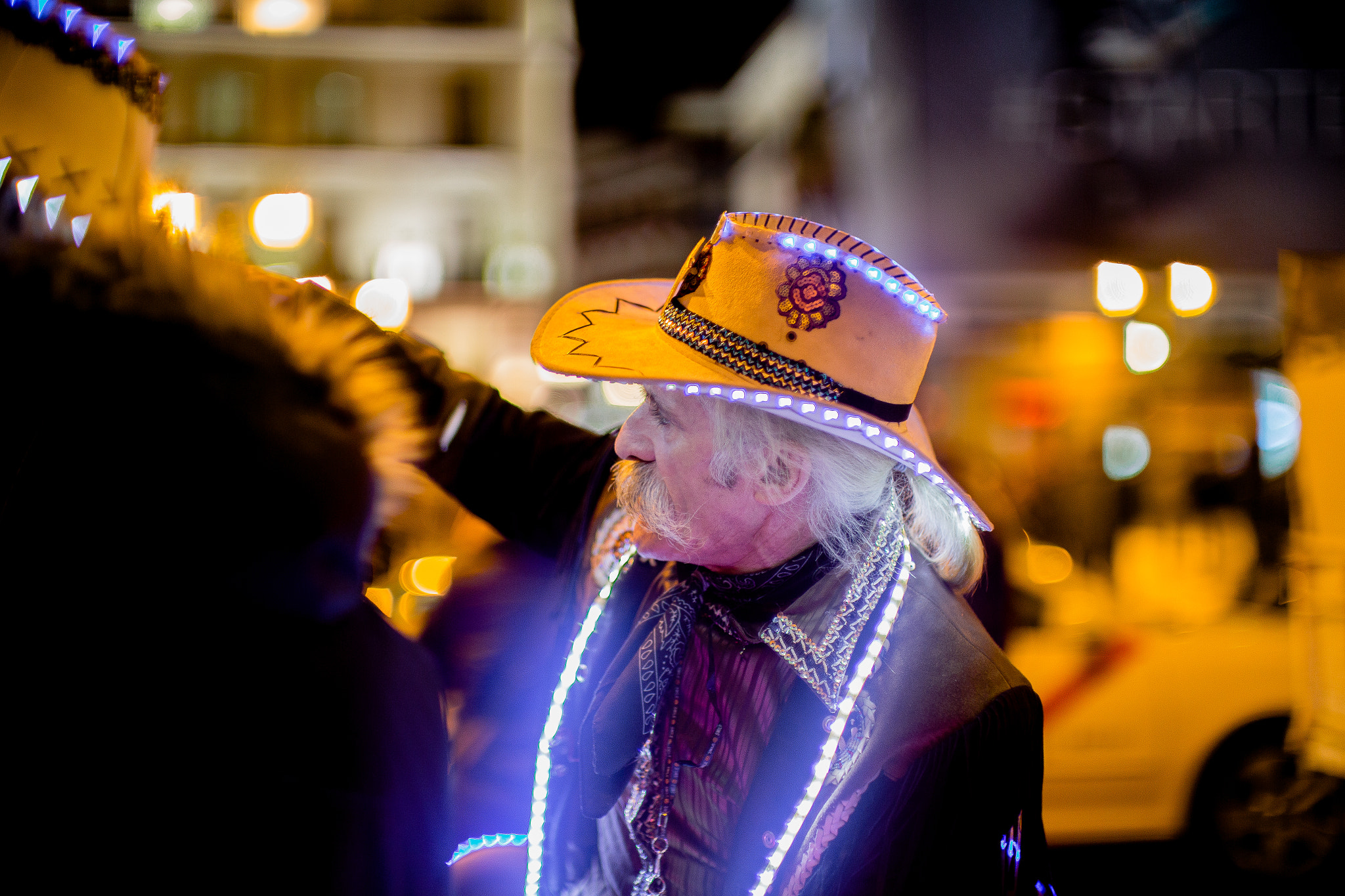 Canon EF 50mm f/1.0L sample photo. Madrid cowboy photography