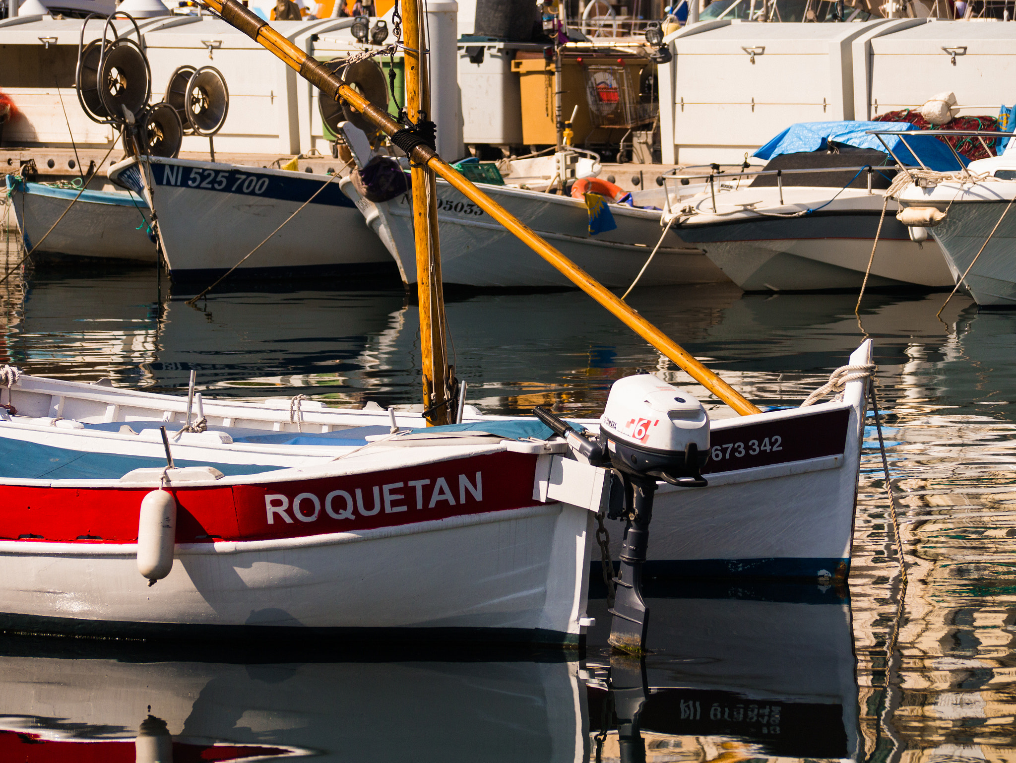 Panasonic Lumix G Vario 45-200mm F4-5.6 OIS sample photo. Boats in cannes harbour photography