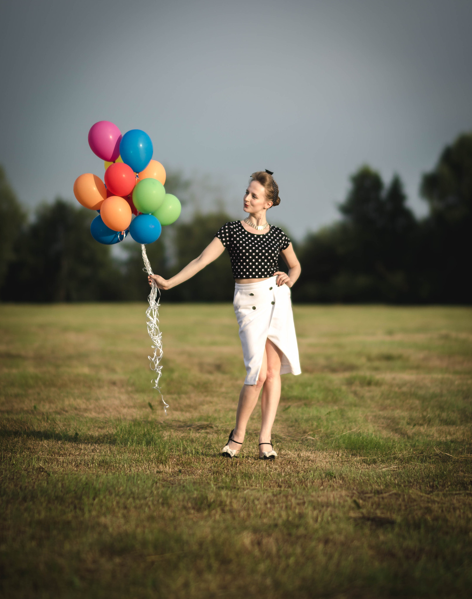 Nikon D7000 + Sigma 85mm F1.4 EX DG HSM sample photo. Pinup balloons photography