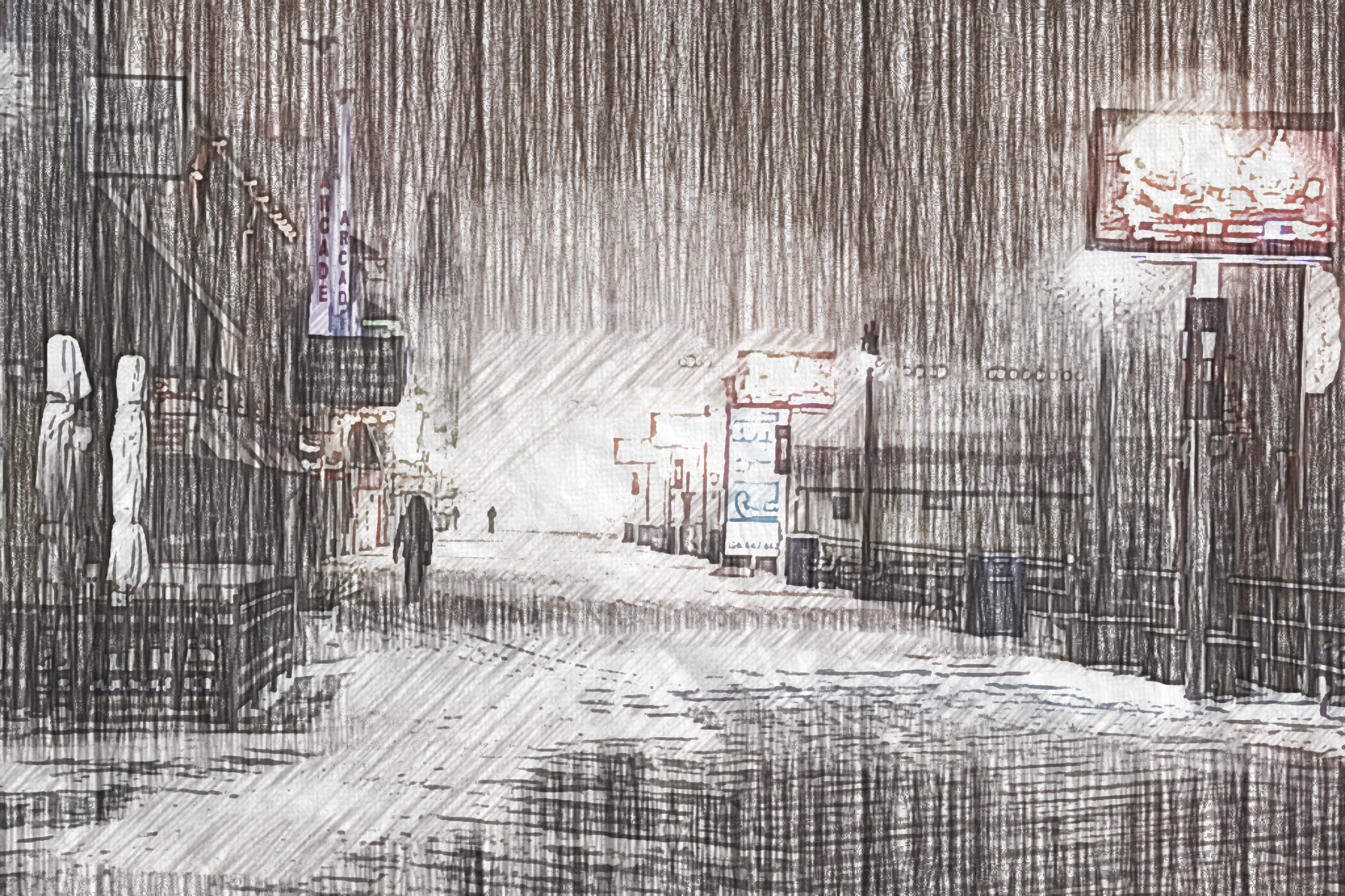 Canon EOS 650D (EOS Rebel T4i / EOS Kiss X6i) sample photo. Night, araty, sketch, snow photography