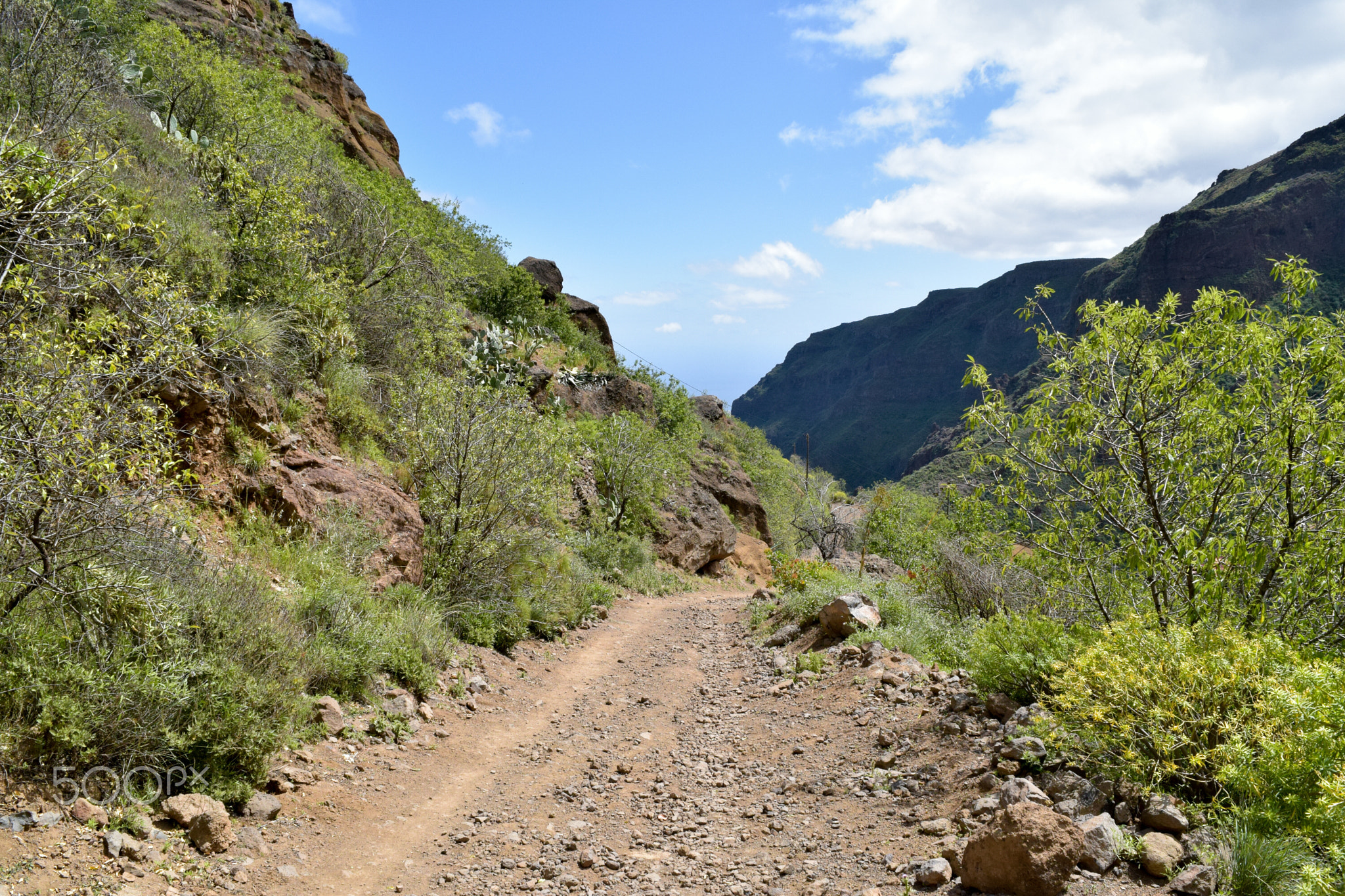 A sandy, hot, trek at altitude.