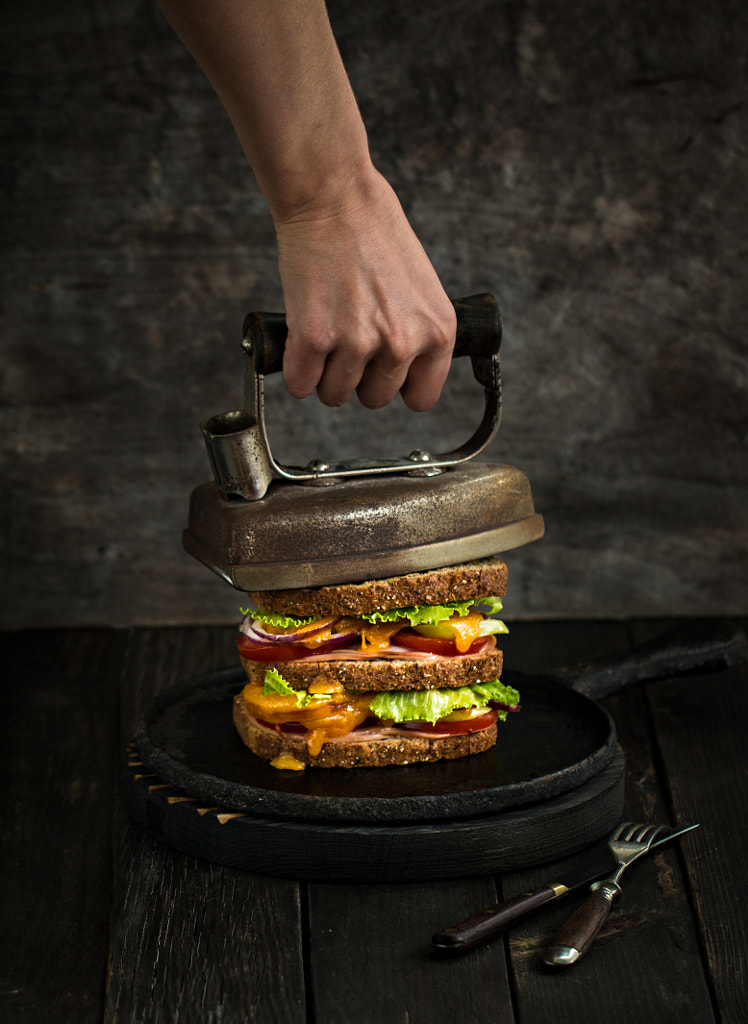 Grilled Cheese , Ham And Tomato Sandwich by Angelika Sorkina on 500px.com