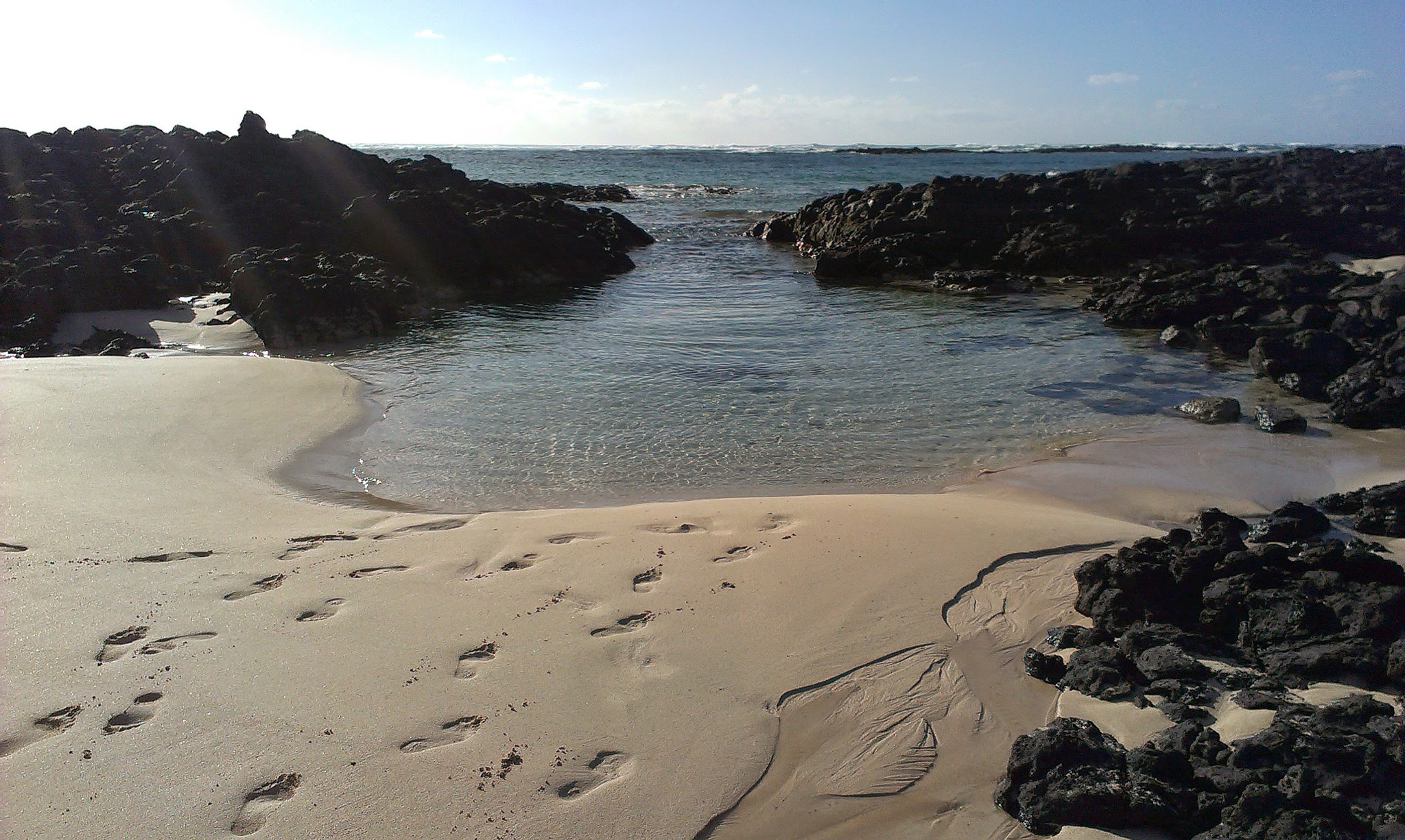 HTC DESIRE X sample photo. Beach photography