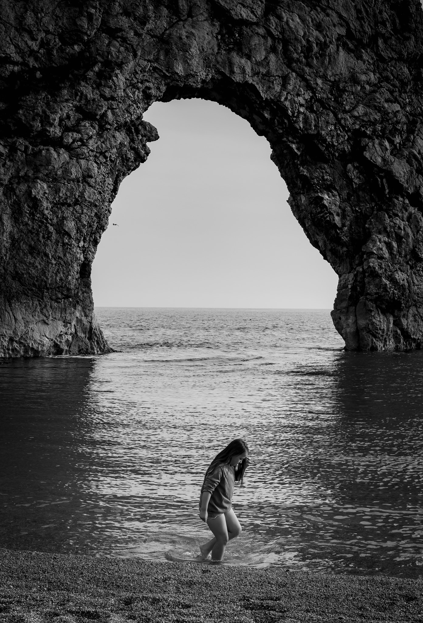 Nikon D3300 + Sigma 35mm F1.4 DG HSM Art sample photo. Durdle door this evening photography