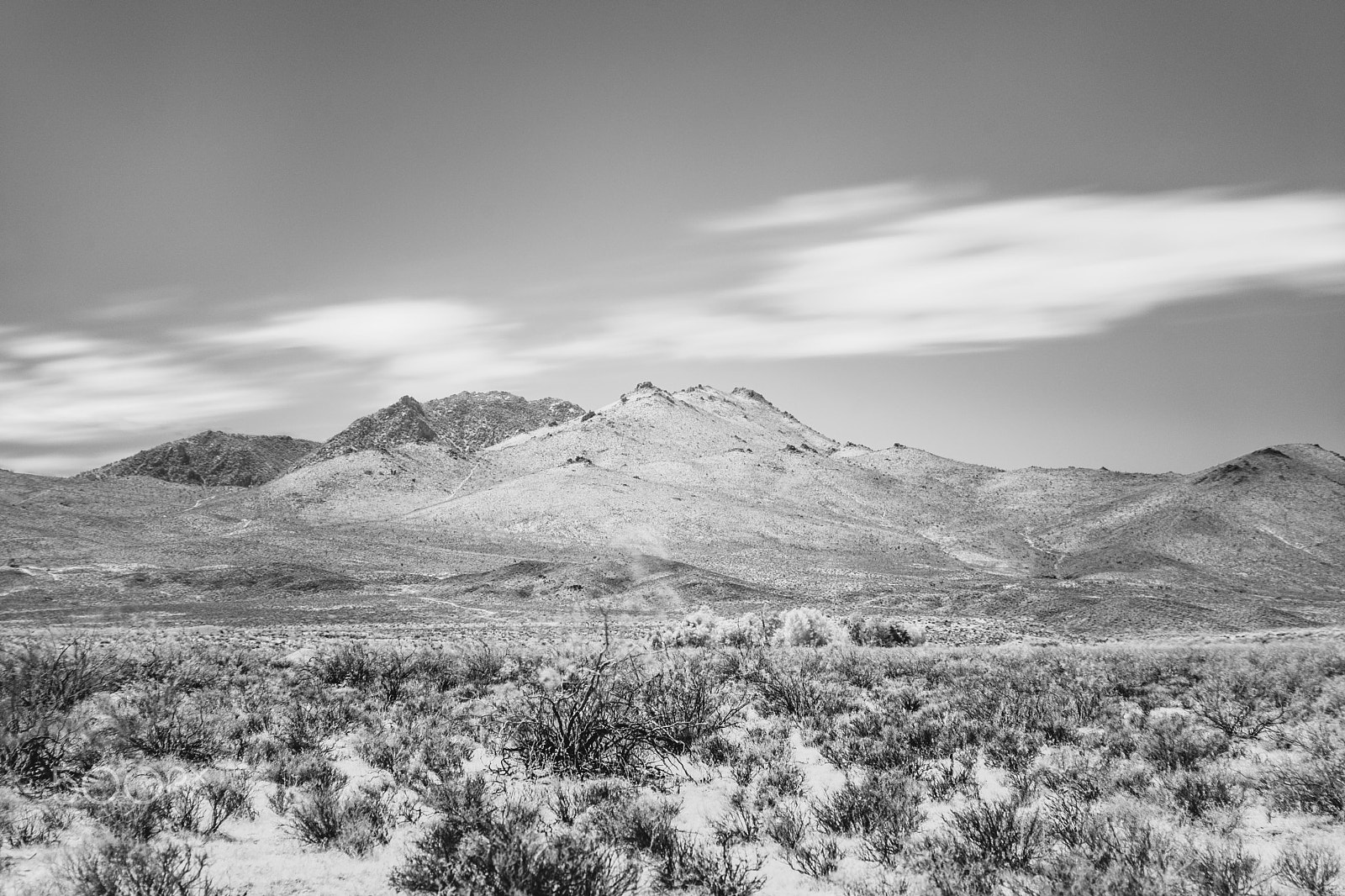 Sony a99 II + Sony 85mm F2.8 SAM sample photo. Infrared desert photography