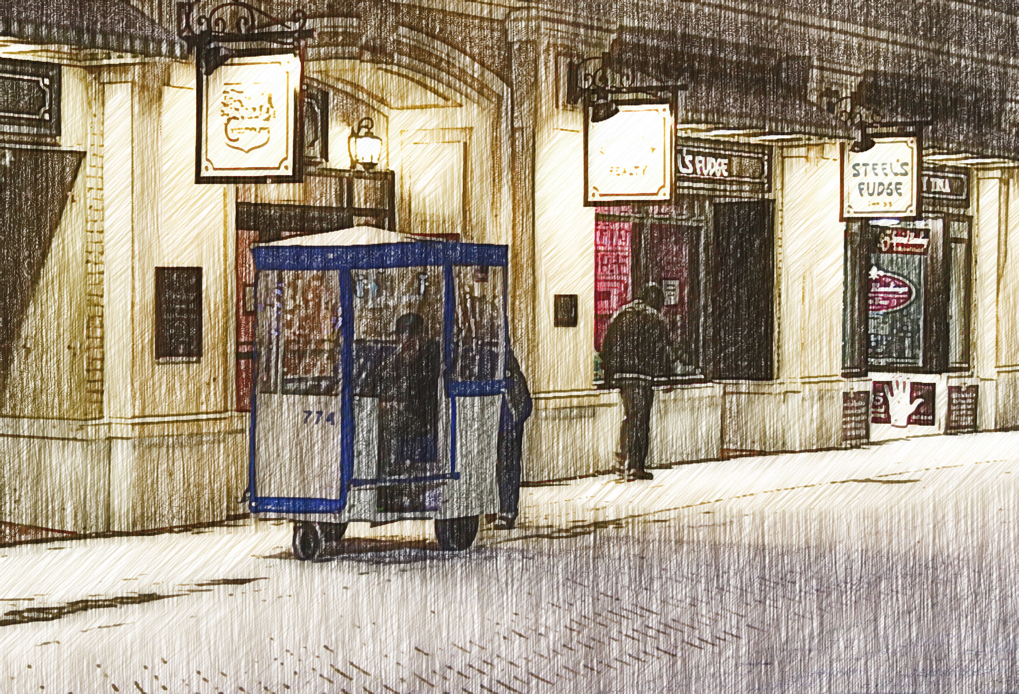 Canon EOS 650D (EOS Rebel T4i / EOS Kiss X6i) sample photo. Night sketch boardwalk photography
