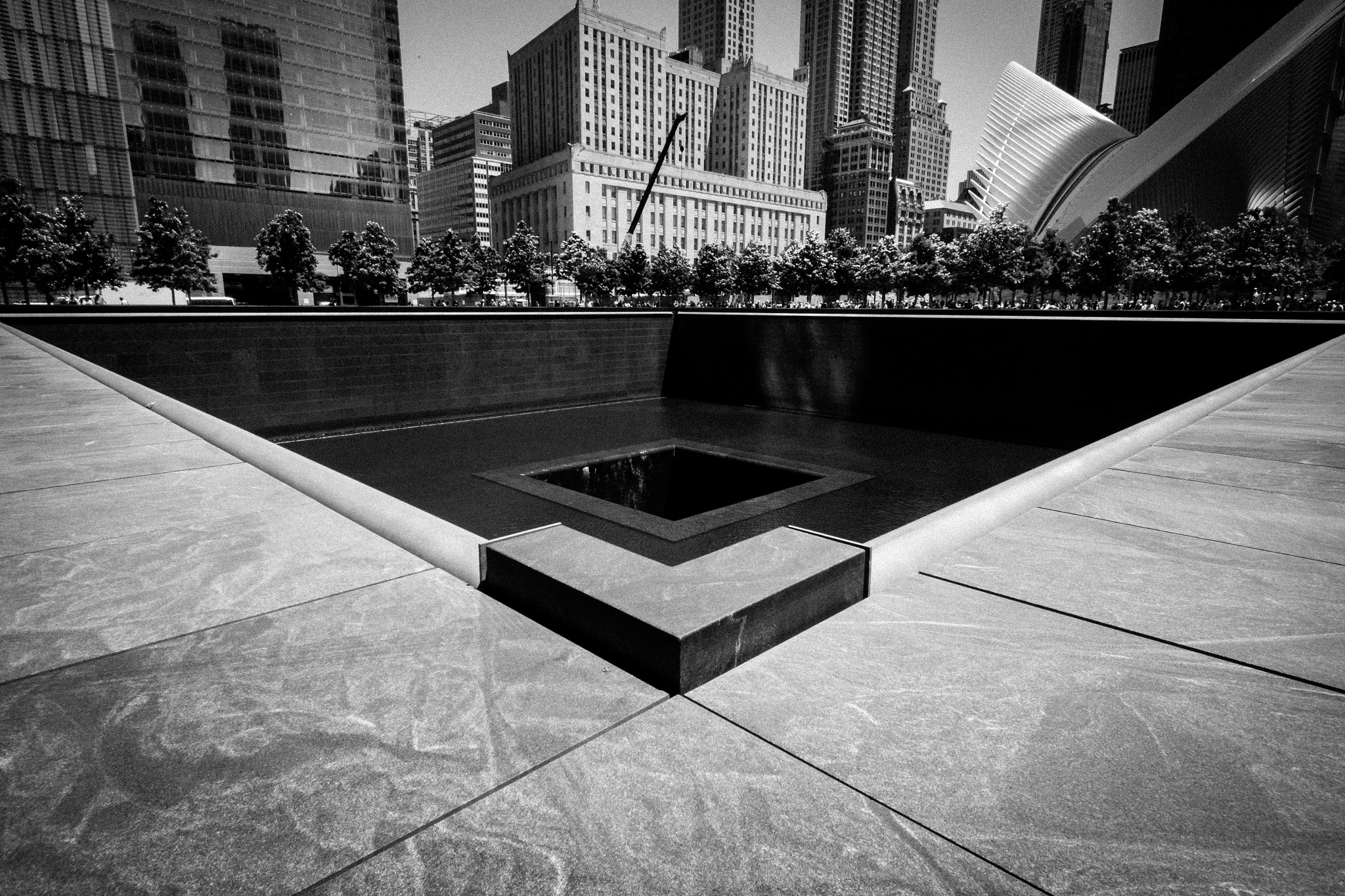 ZEISS Touit 12mm F2.8 sample photo. Geometric forms, 9/11 memorial photography