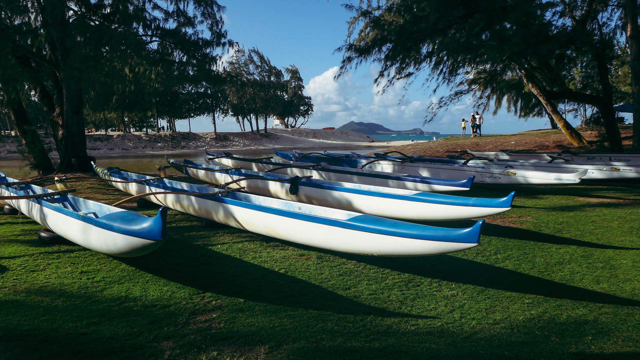 Sony Cyber-shot DSC-TX10 sample photo. Outriggers by the beach! photography