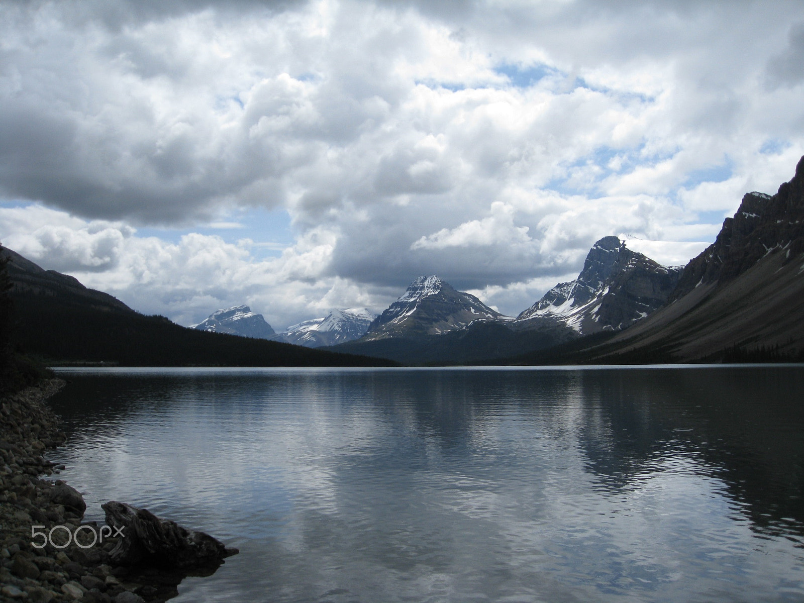 Canon POWERSHOT SD850 IS sample photo. Clouds in the canadian rockies photography