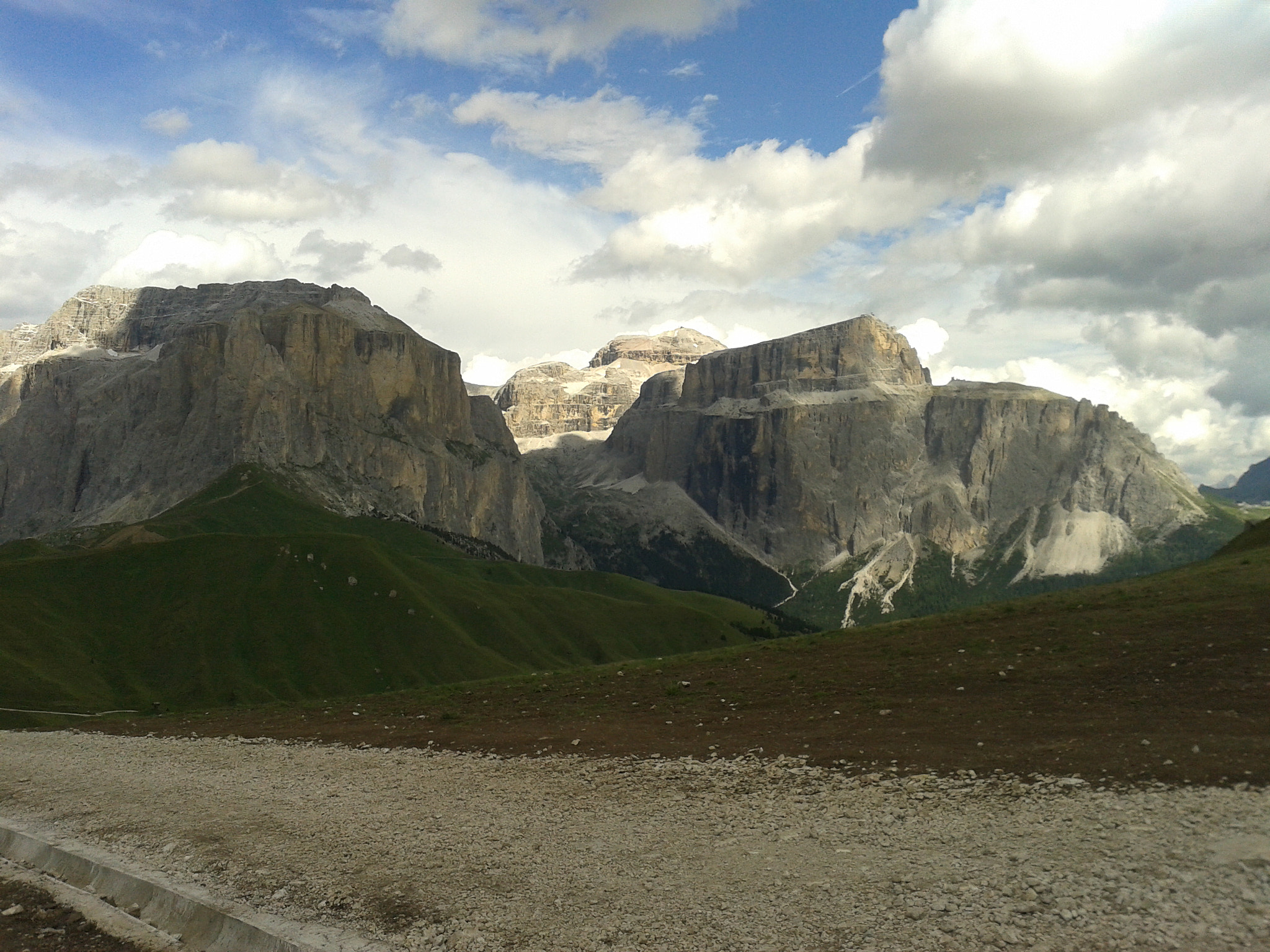Samsung Galaxy S Advance sample photo. Passo sella, dolomiti, italy photography