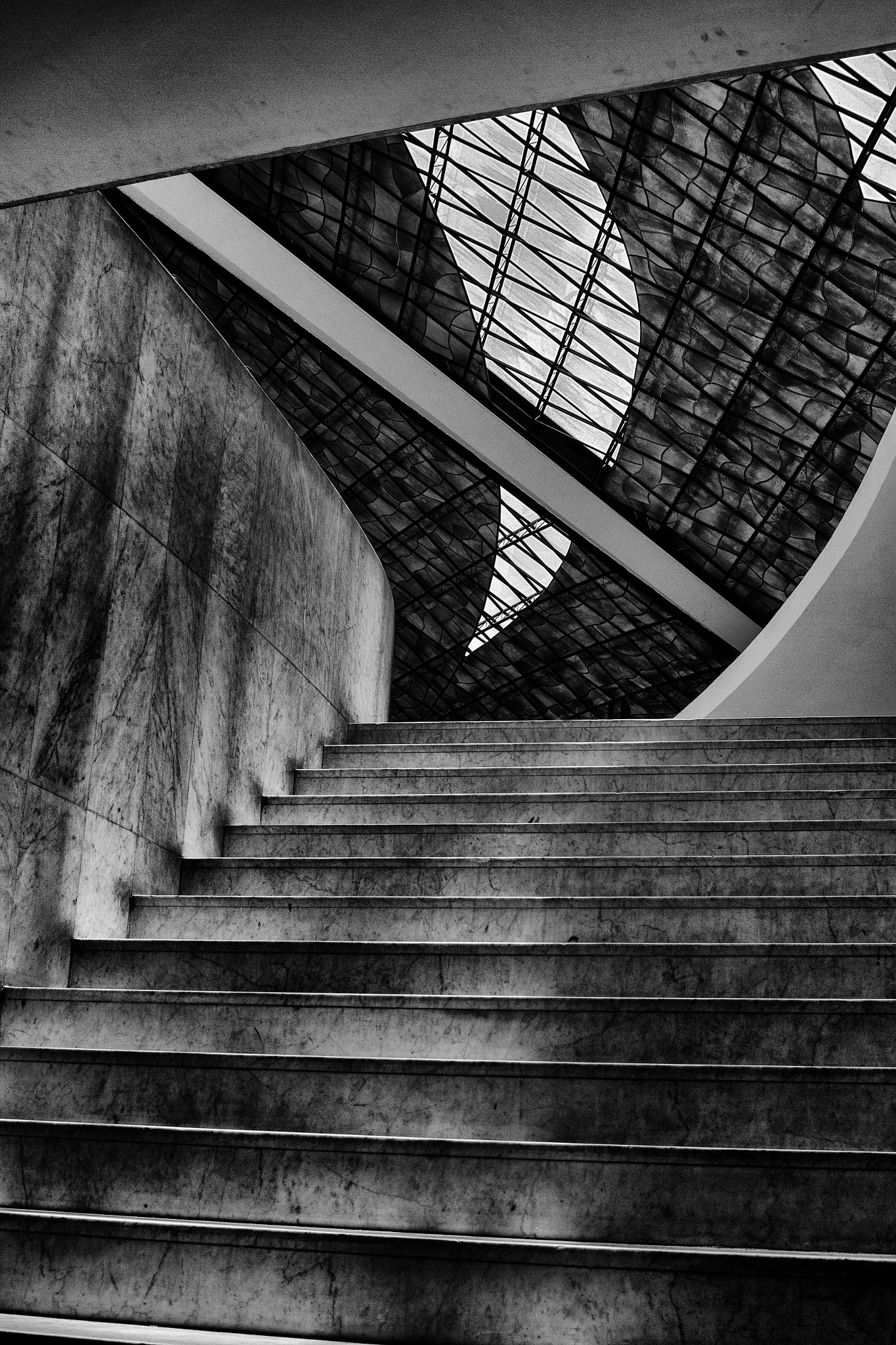 EF28-70mm f/2.8L USM sample photo. Stairs to the chapel photography