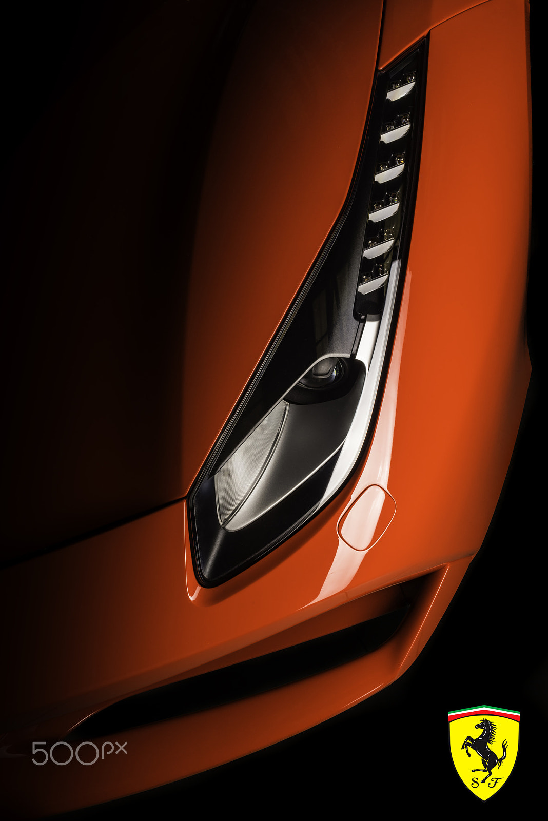 Sony a7R sample photo. Ferrari 488 gtb photography