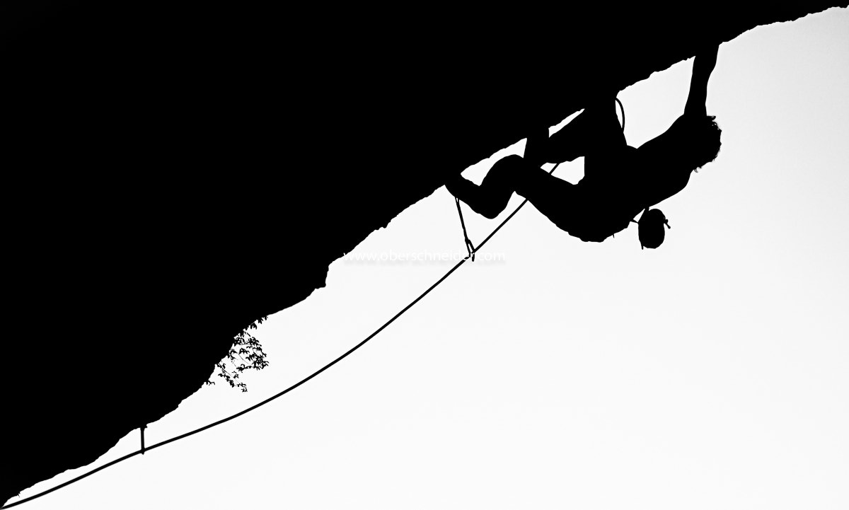 Minolta AF 35-105mm F3.5-4.5 New sample photo. Rock climbing silhouette photography