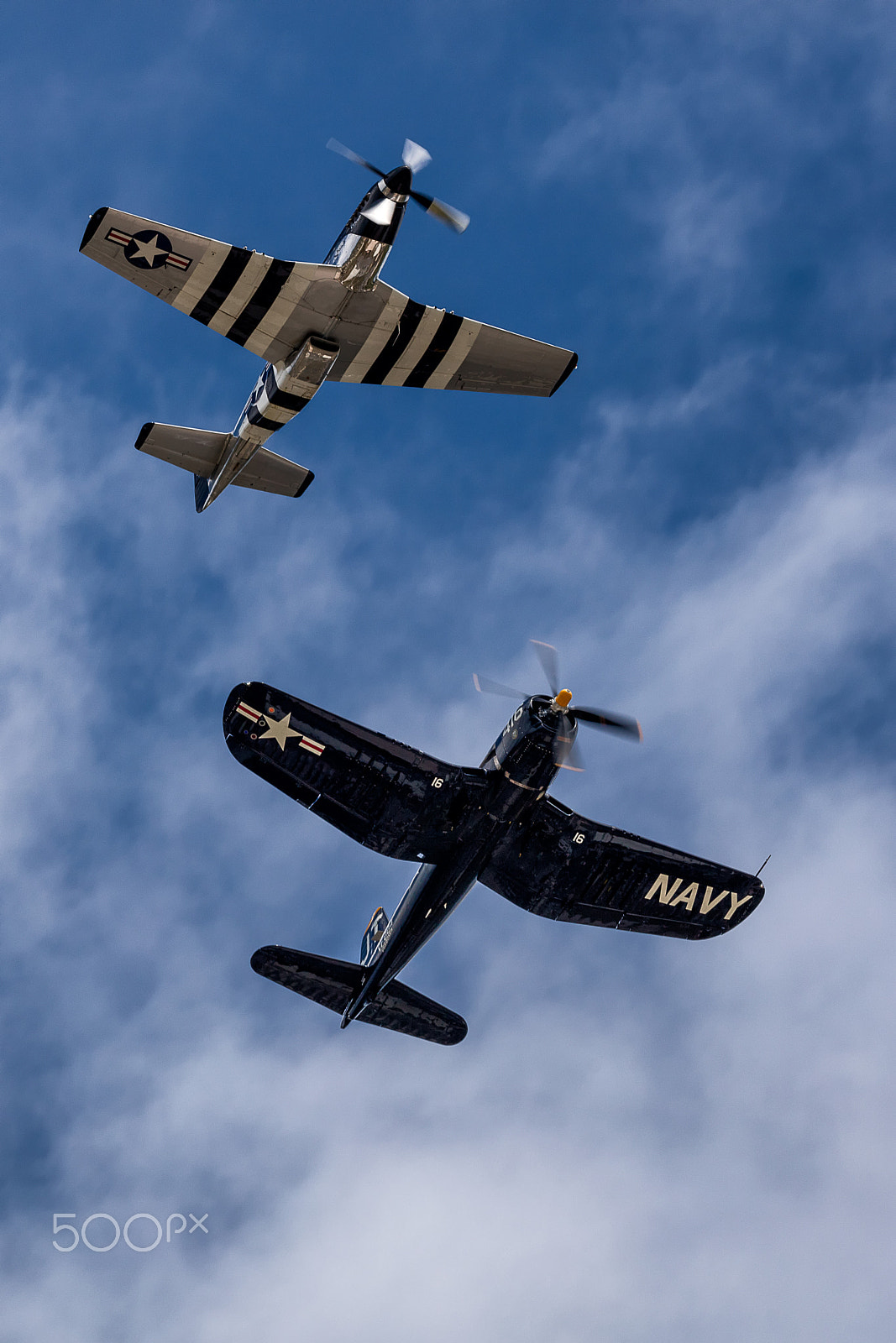 150-600mm F5-6.3 DG OS HSM | Sports 014 sample photo. F-4u corsair and p-51 mustang in flight 7 photography