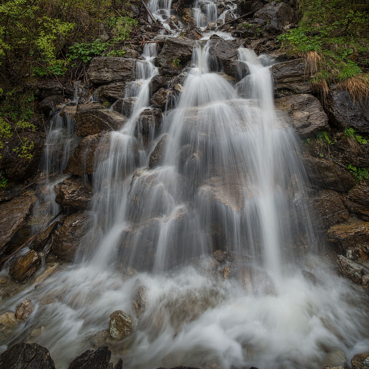 Nikon D800E sample photo. Forrest waterfall photography