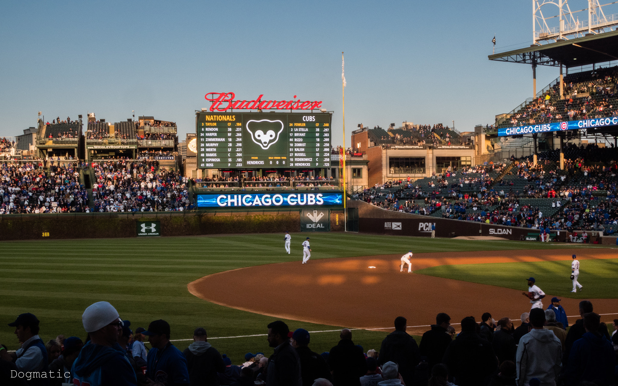 Olympus PEN-F + Olympus M.Zuiko Digital 25mm F1.8 sample photo. Wrigley field photography