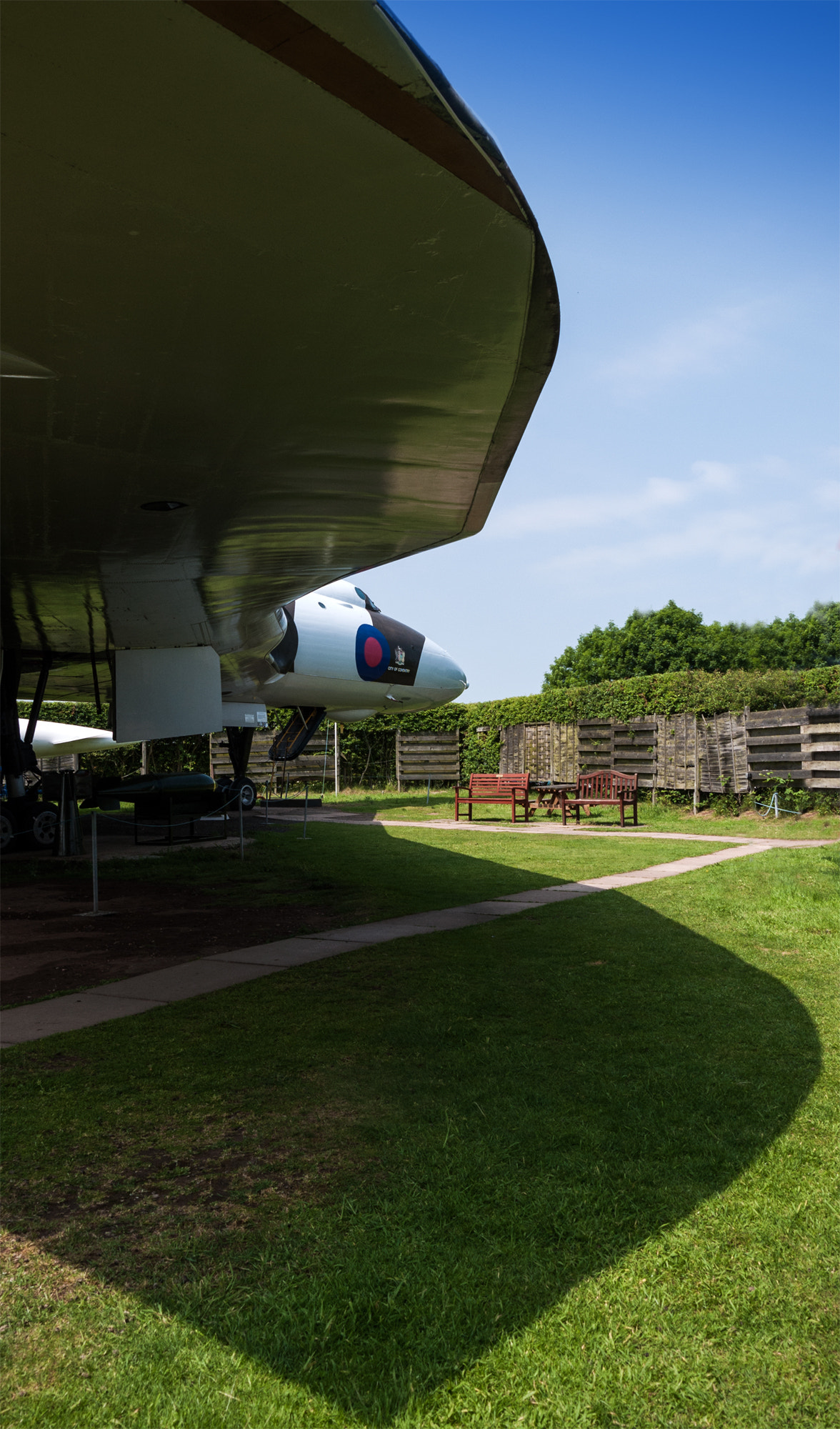Panasonic Lumix DMC-G1 sample photo. Vulcan bomber retired to warwickshire photography