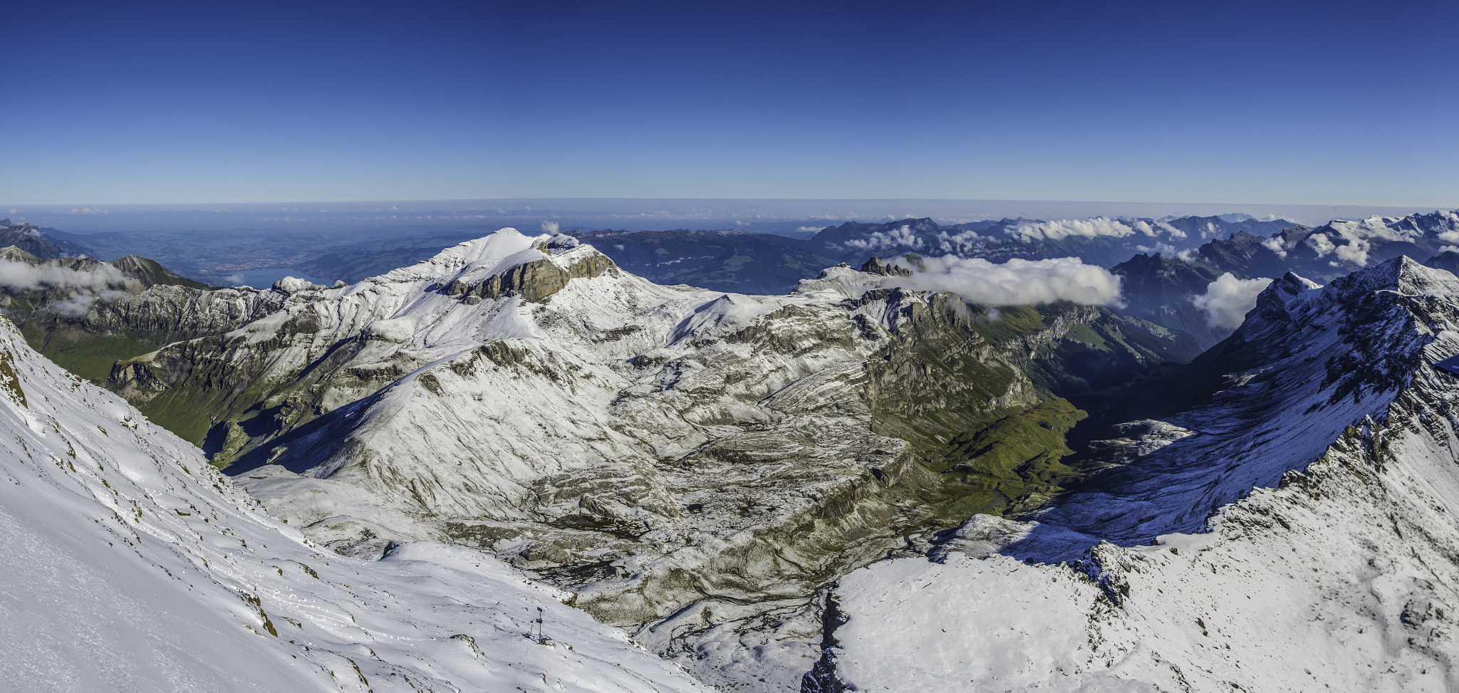 Nikon D600 + Sigma 28-80mm F3.5-5.6 Mini Zoom Macro II Aspherical sample photo. View from the top of schilthorn photography