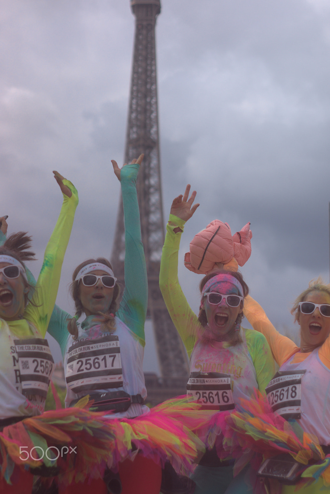 Sony SLT-A65 (SLT-A65V) + Minolta AF 50mm F1.7 sample photo. Color run paris photography