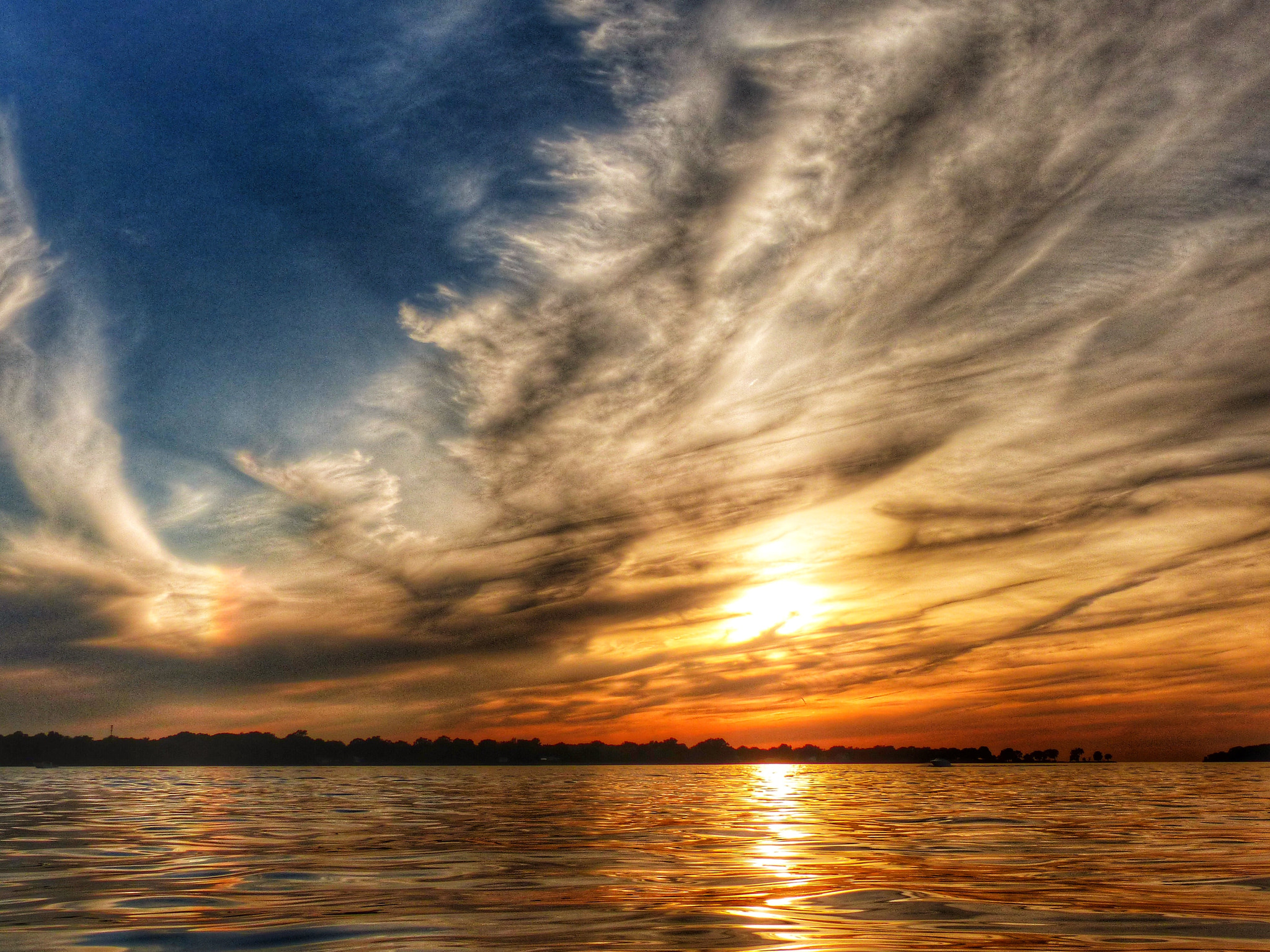 Leica V-Lux 4 sample photo. Nothing is finer than a floating sunset on lake erie photography