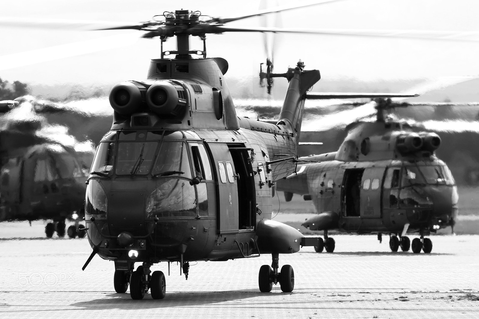 Canon EOS 50D + Sigma 120-300mm F2.8 EX DG HSM sample photo. Xw198 & xw212 - westland puma hc1 photography